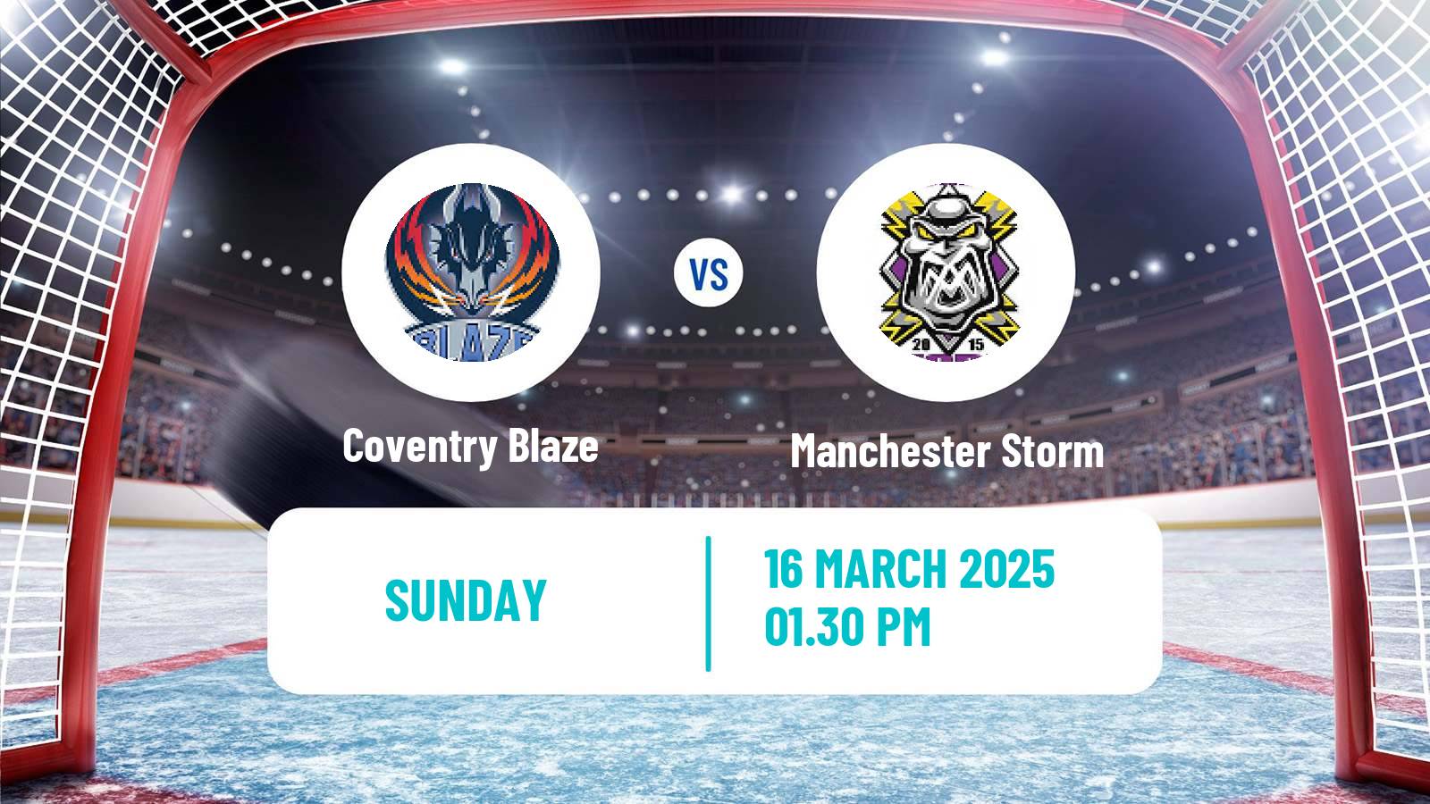 Hockey United Kingdom Elite League Coventry Blaze - Manchester Storm