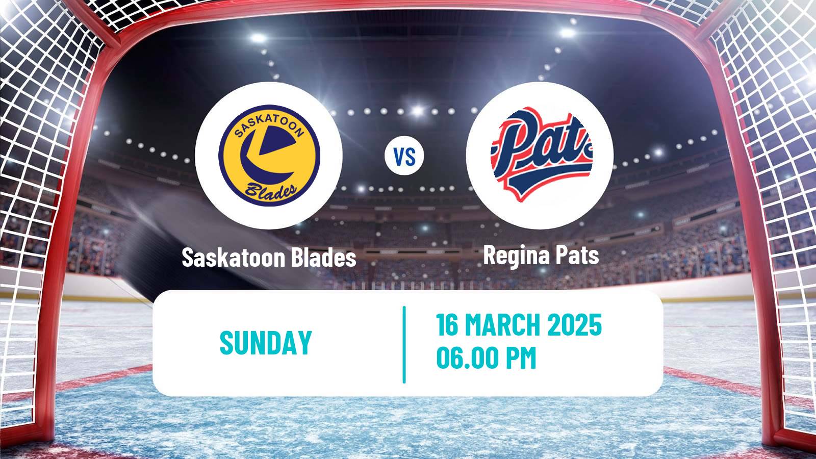 Hockey WHL Saskatoon Blades - Regina Pats