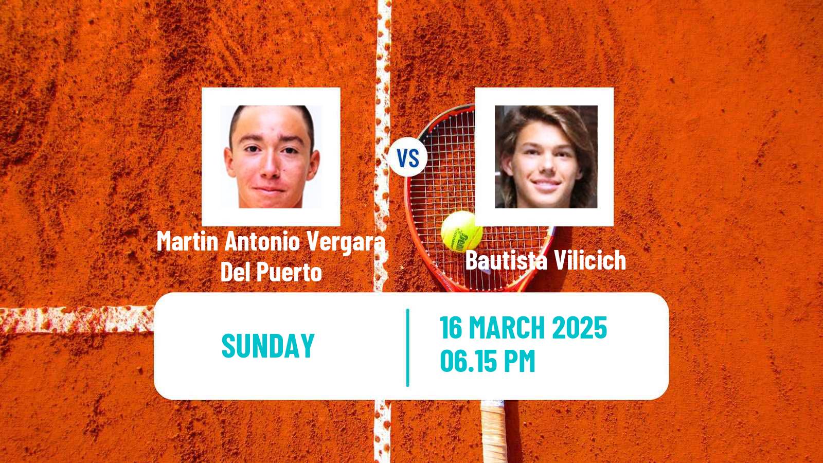 Tennis Asuncion Challenger Men Martin Antonio Vergara Del Puerto - Bautista Vilicich