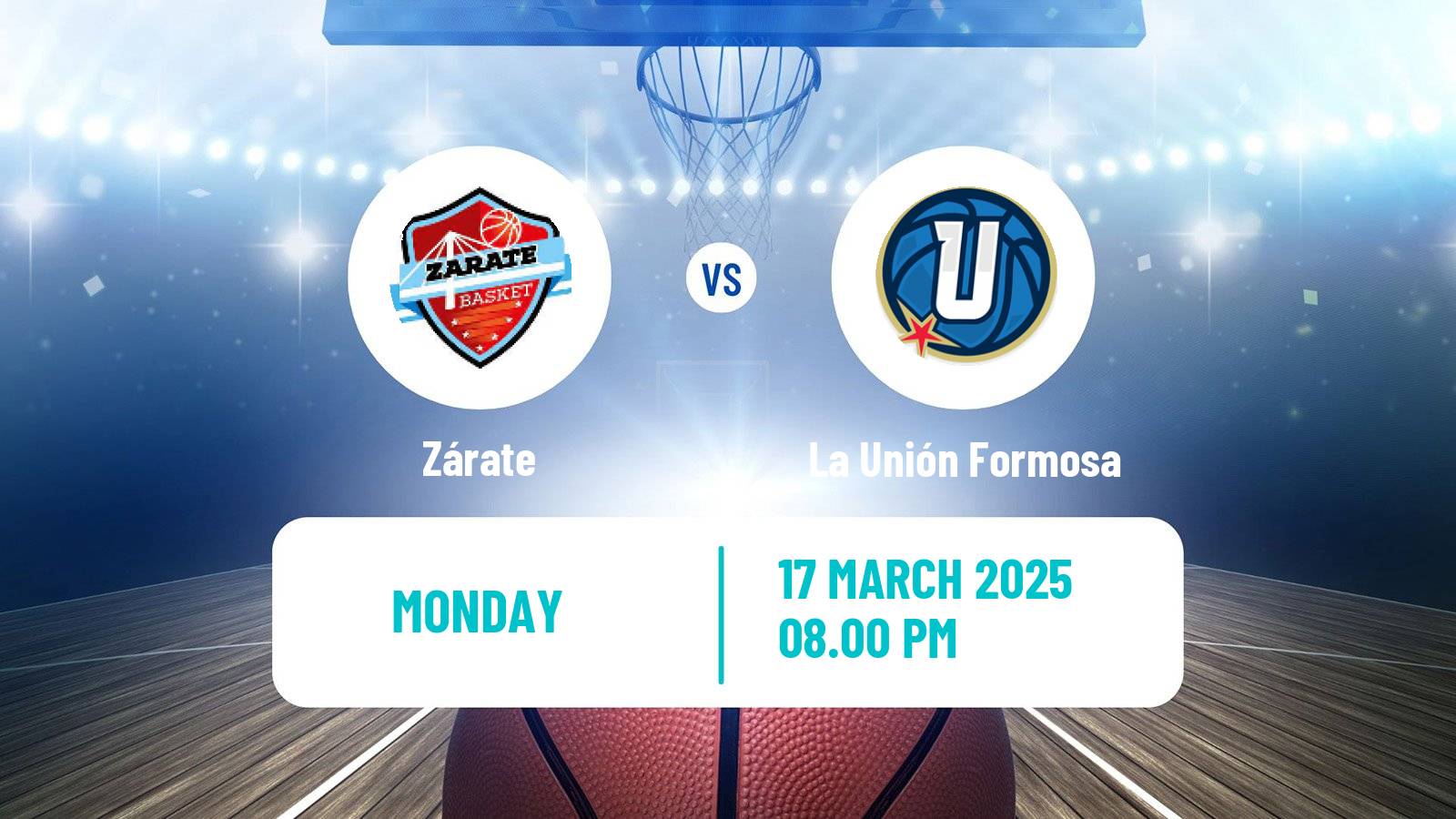 Basketball Argentinian LNB Zárate - La Unión Formosa