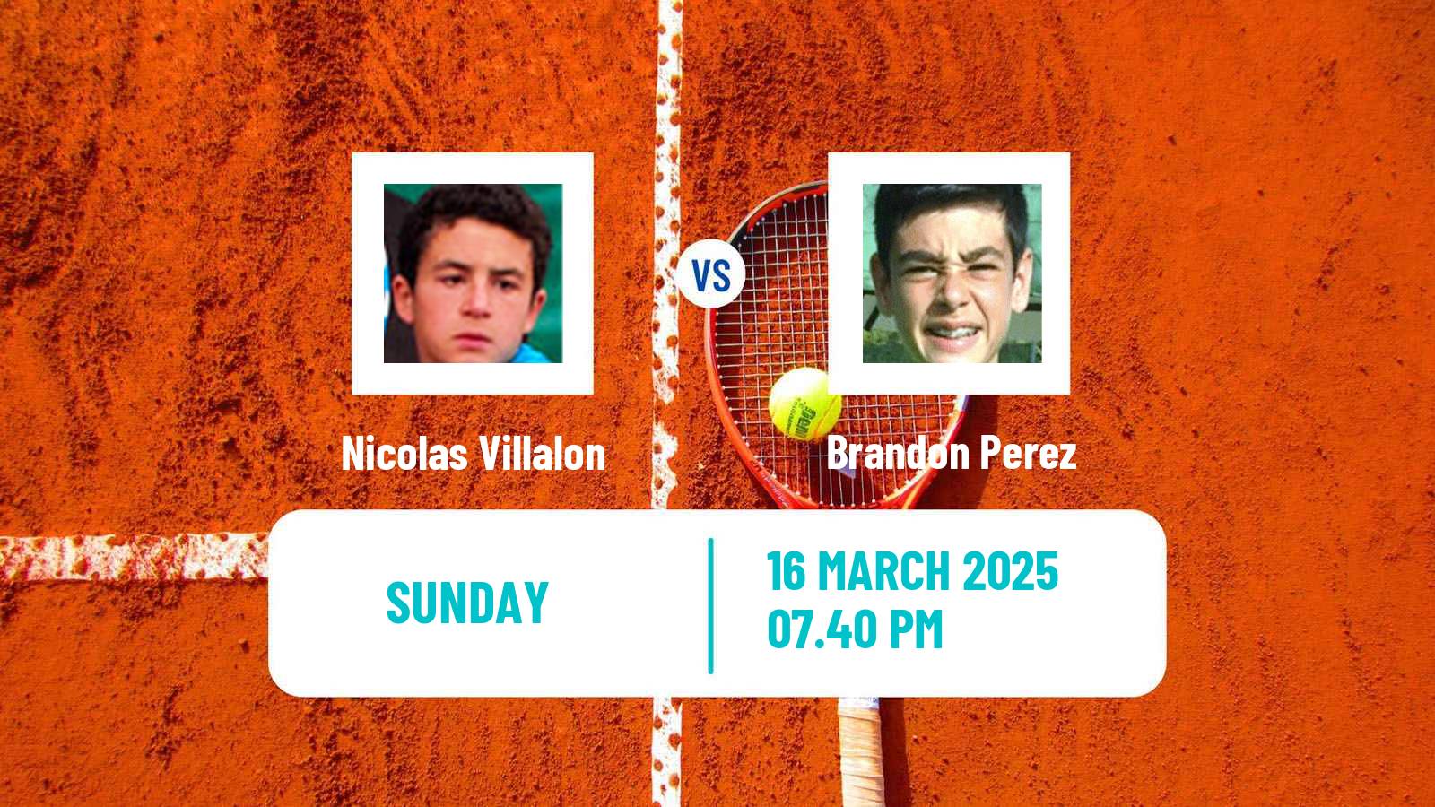 Tennis Merida Challenger Men Nicolas Villalon - Brandon Perez