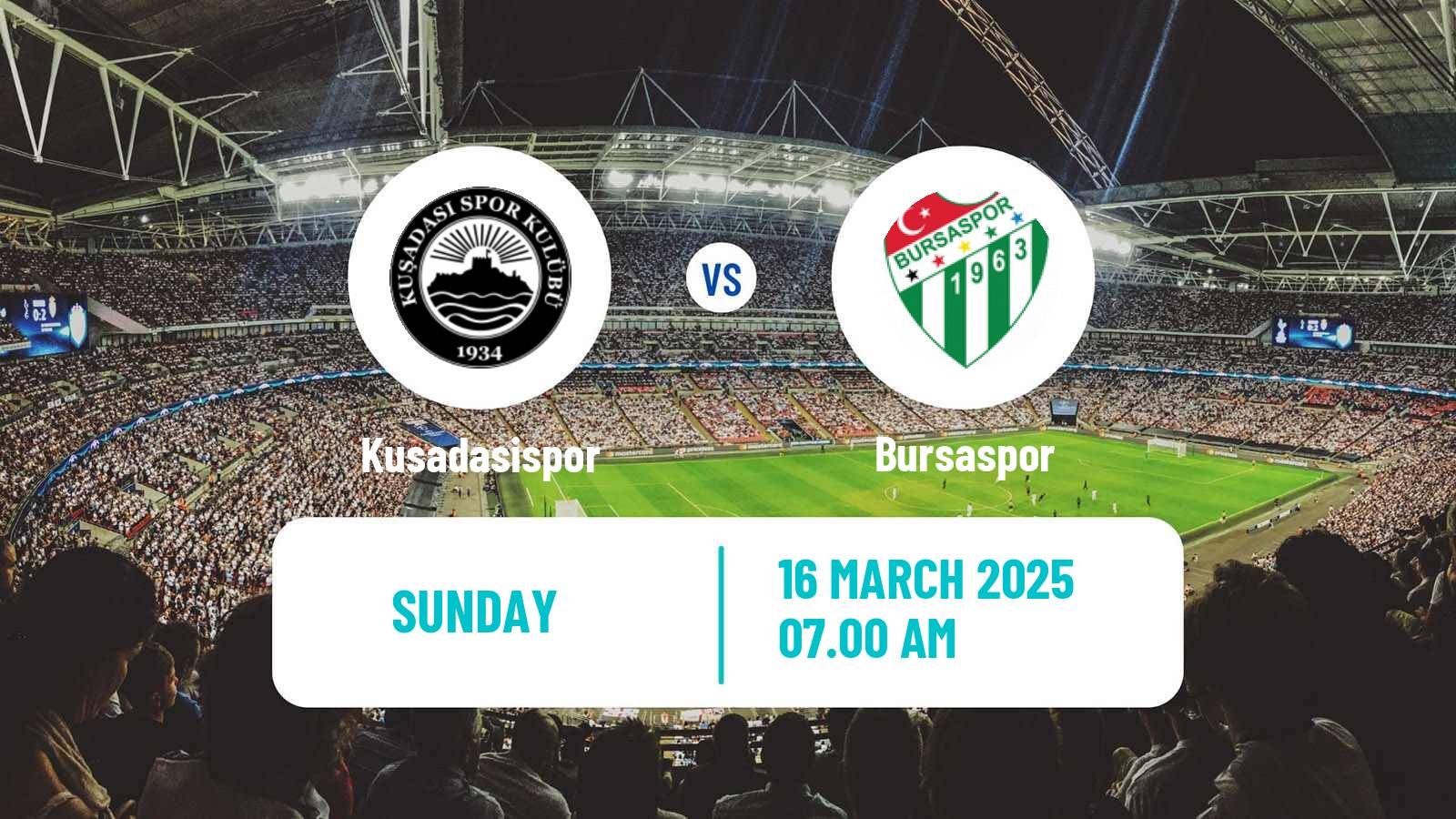 Soccer Turkish 3 Lig Group 1 Kusadasispor - Bursaspor