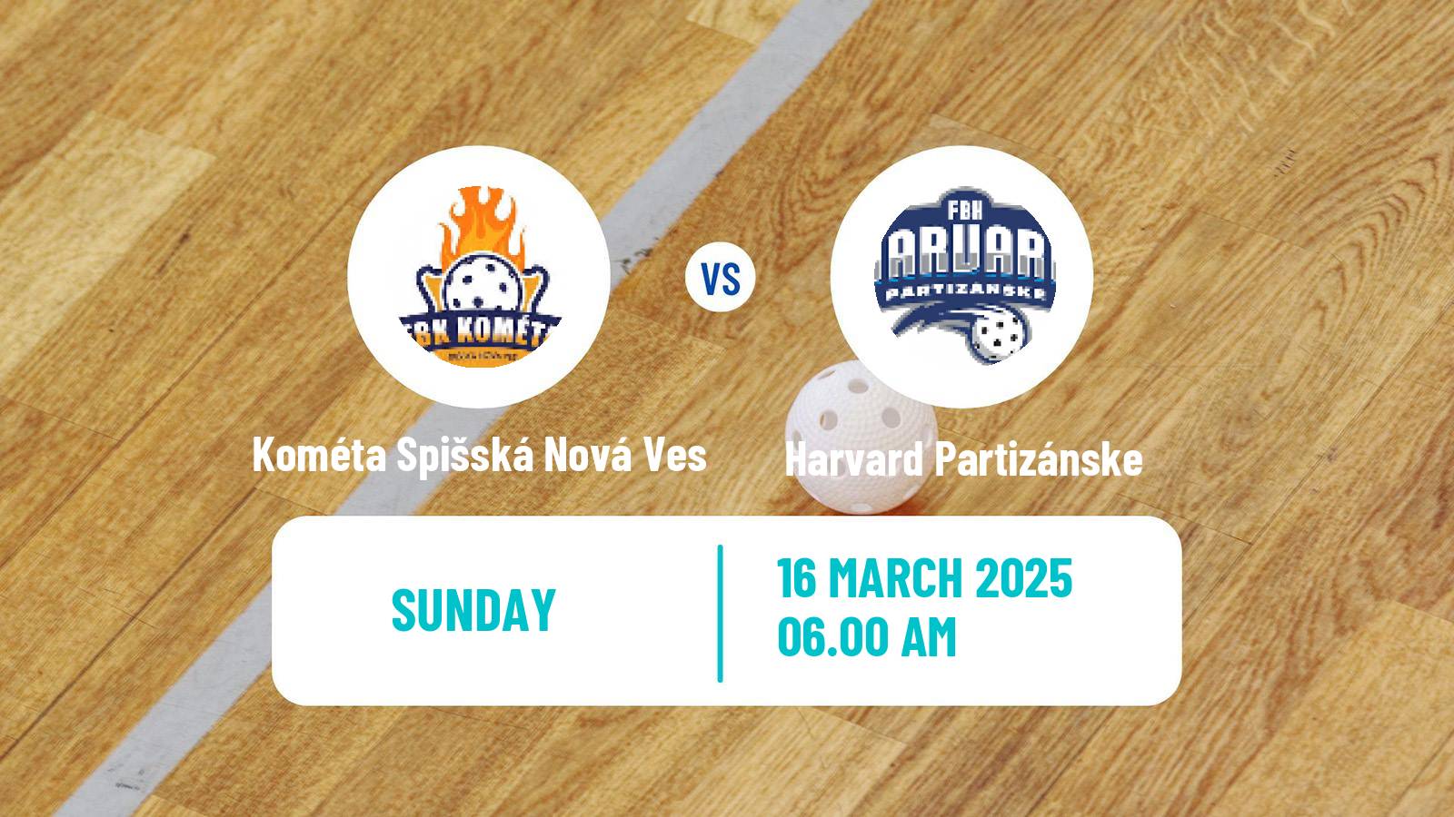 Floorball Slovak Extraliga Floorball Women Kométa Spišská Nová Ves - Harvard Partizánske