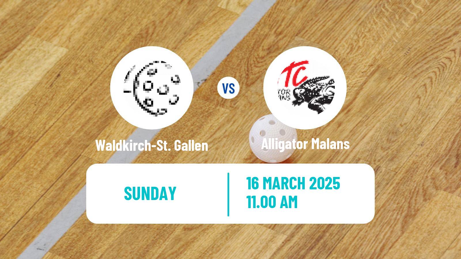Floorball Swiss NLA Floorball Waldkirch-St. Gallen - Alligator Malans