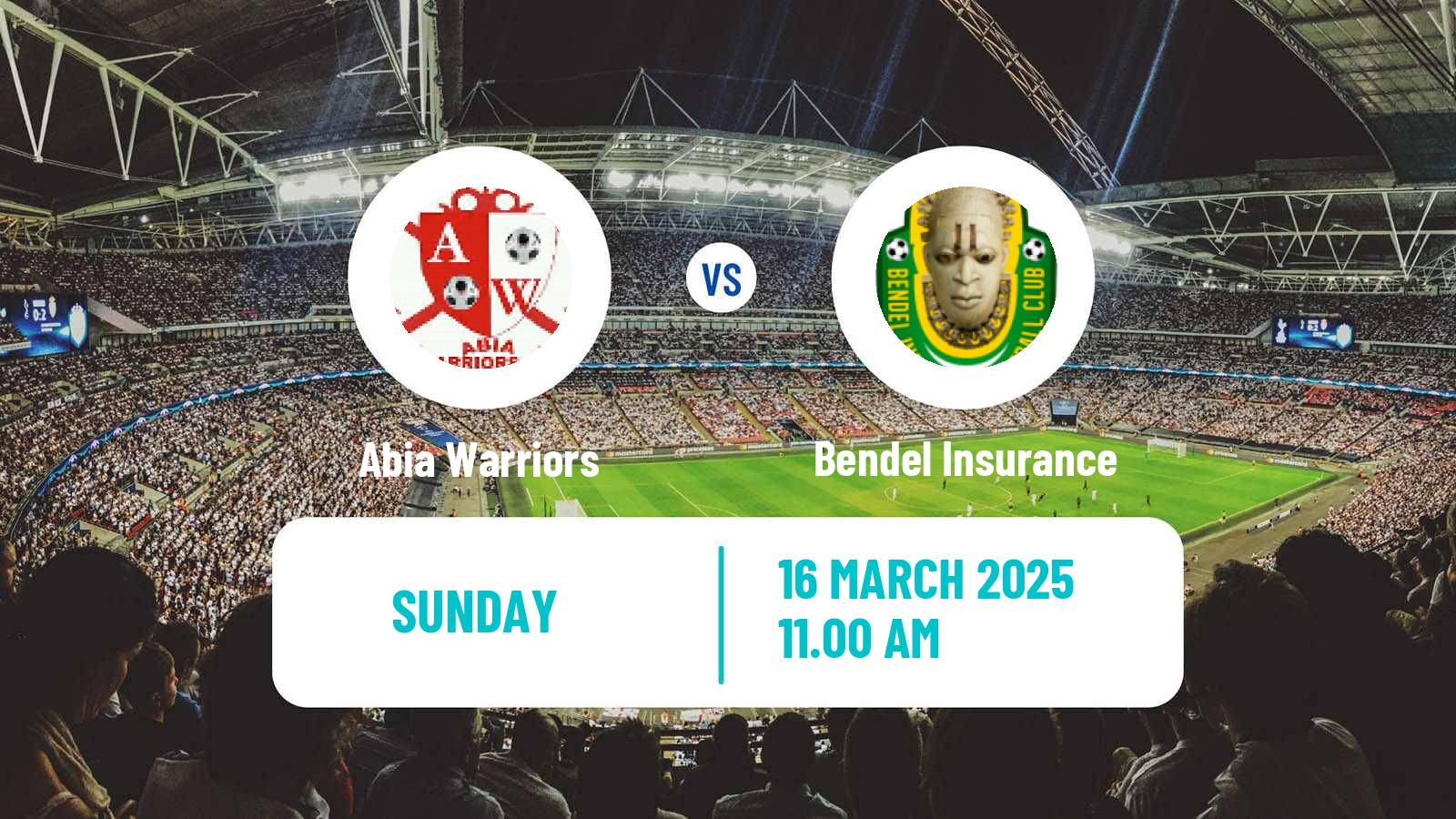 Soccer Nigerian Premier League Abia Warriors - Bendel Insurance