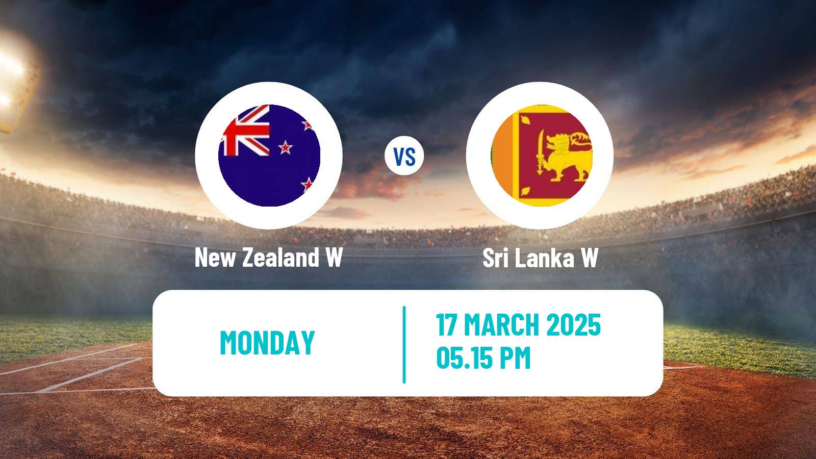 Cricket Twenty20 International Women New Zealand W - Sri Lanka W