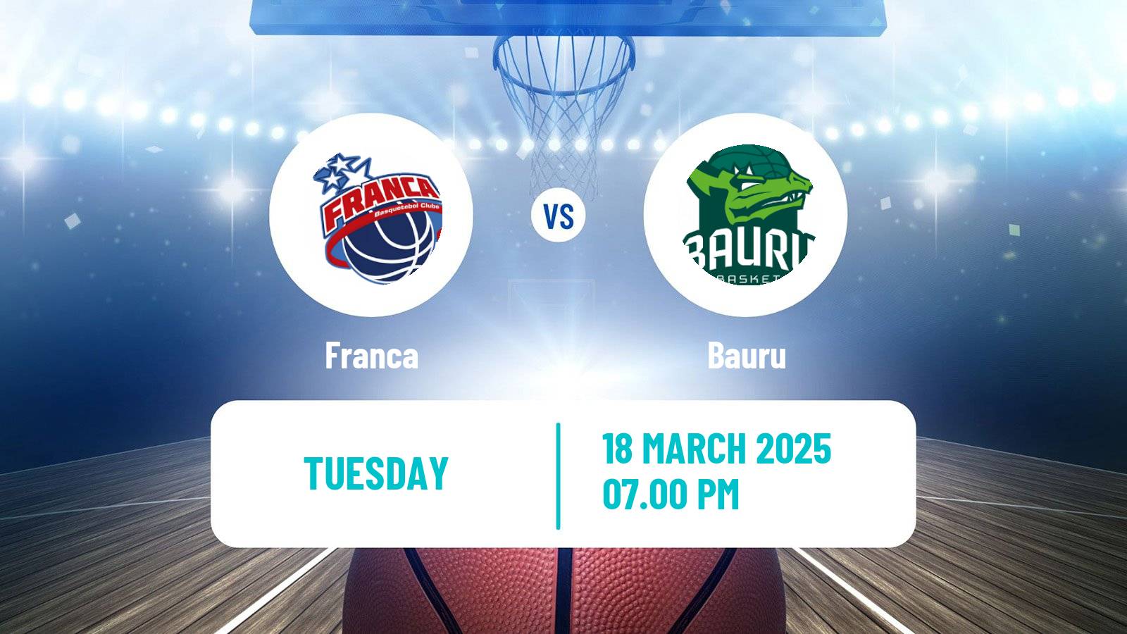 Basketball Brazilian NBB Franca - Bauru