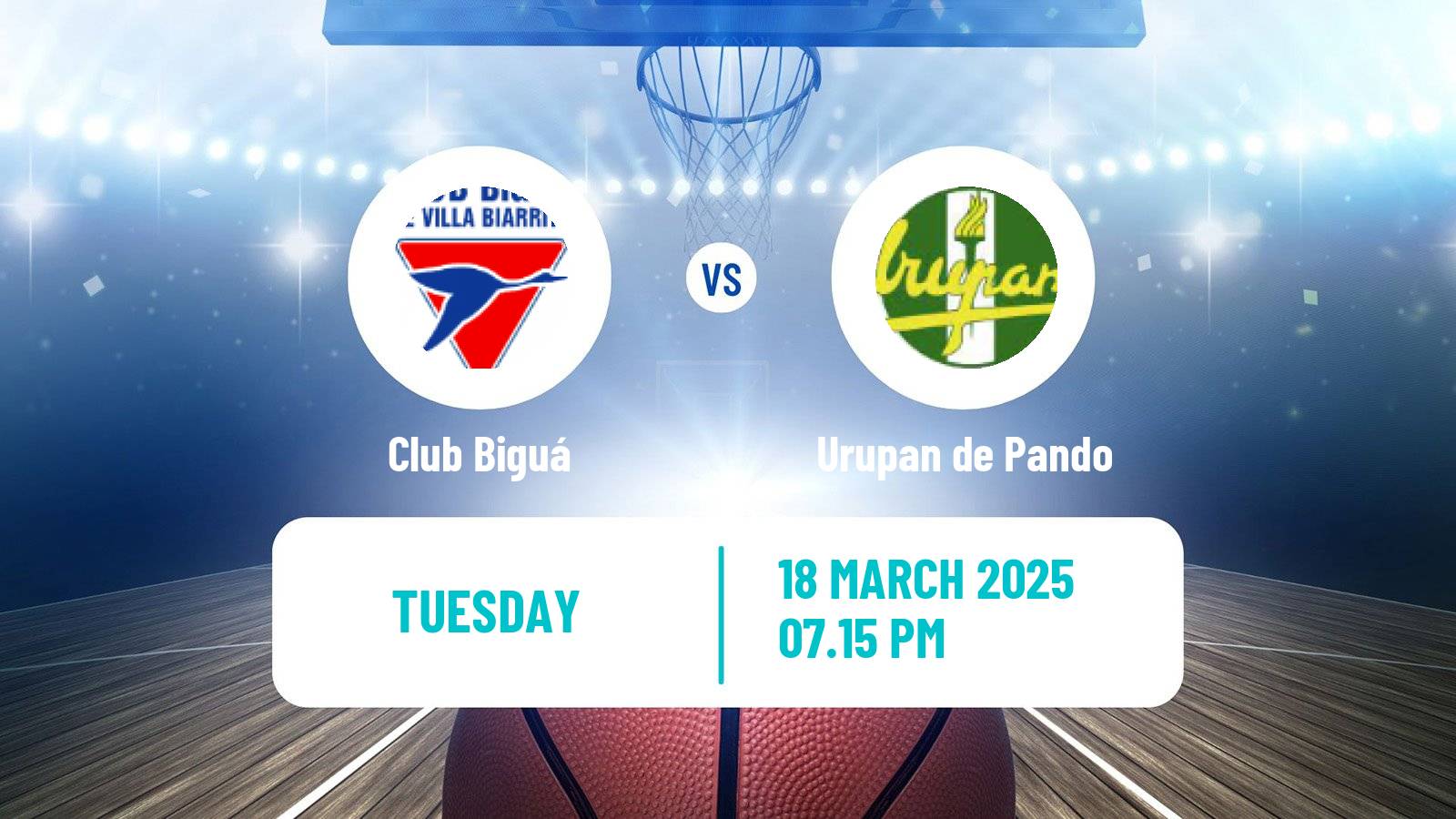 Basketball Uruguayan Liga Basketball Biguá - Urupan de Pando