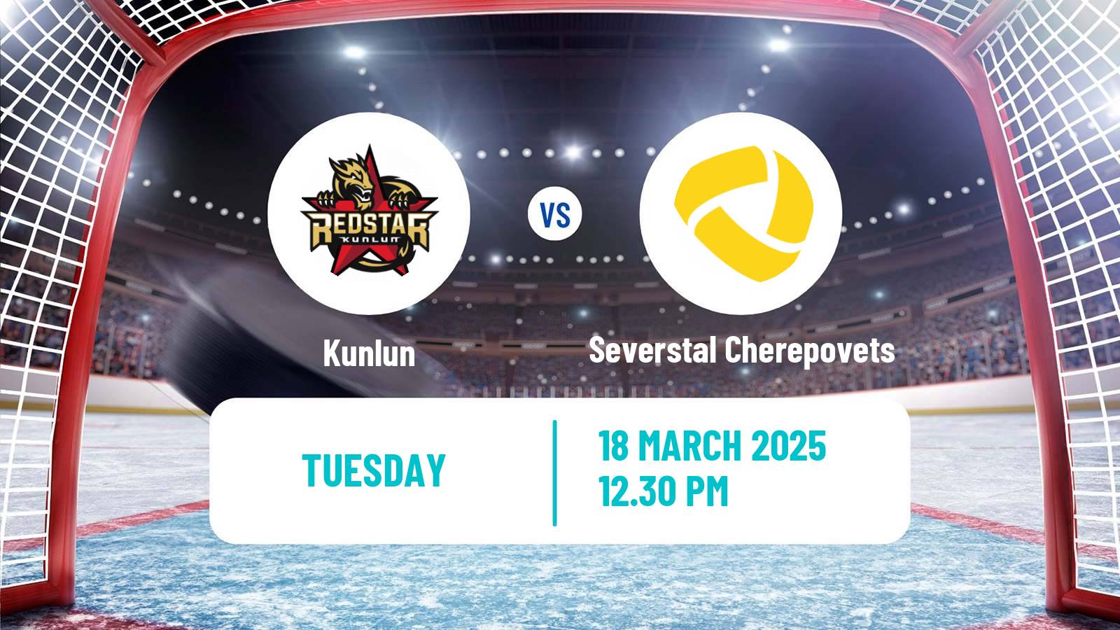 Hockey KHL Kunlun - Severstal Cherepovets