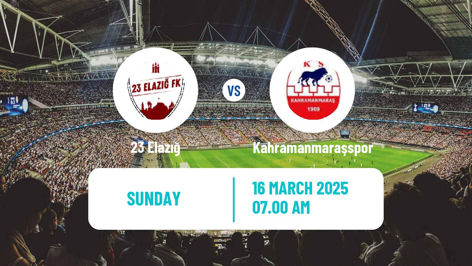 Soccer Turkish 3 Lig Group 1 23 Elazığ - Kahramanmaraşspor