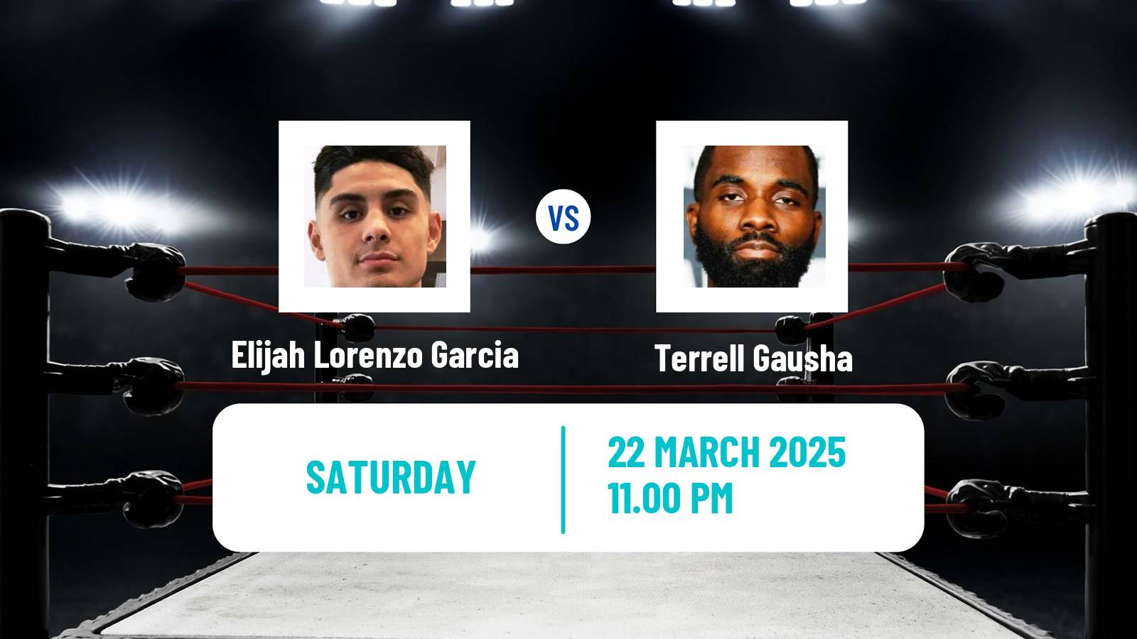 Boxing Middleweight Others Matches Men Elijah Lorenzo Garcia - Terrell Gausha