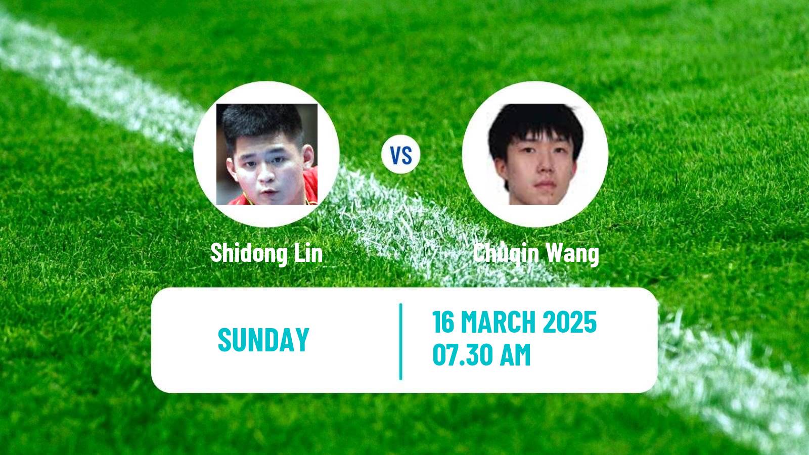 Table tennis Wtt Champions Chongqing Men Shidong Lin - Chuqin Wang
