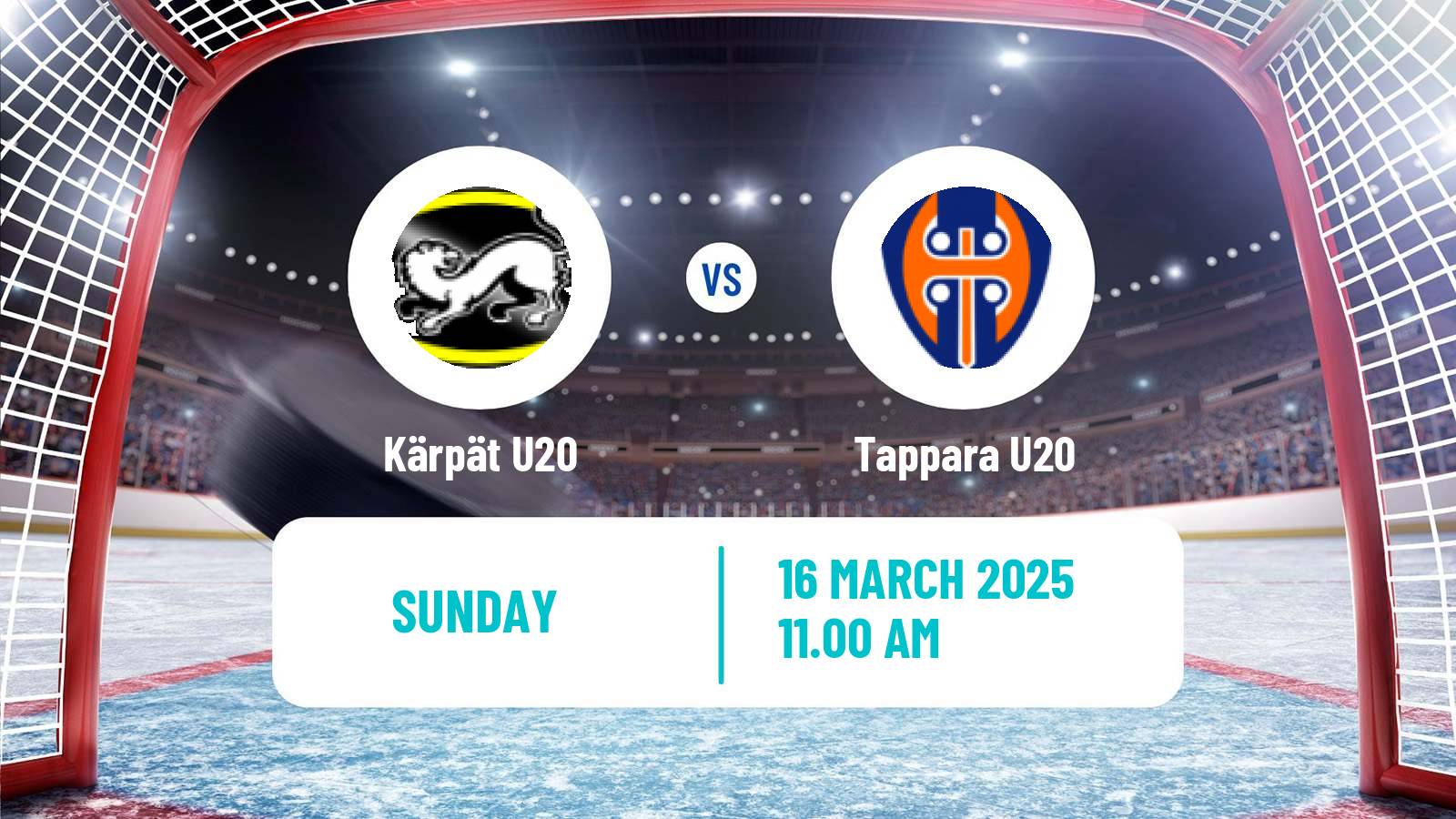 Hockey Finnish SM-sarja U20 Kärpät U20 - Tappara U20