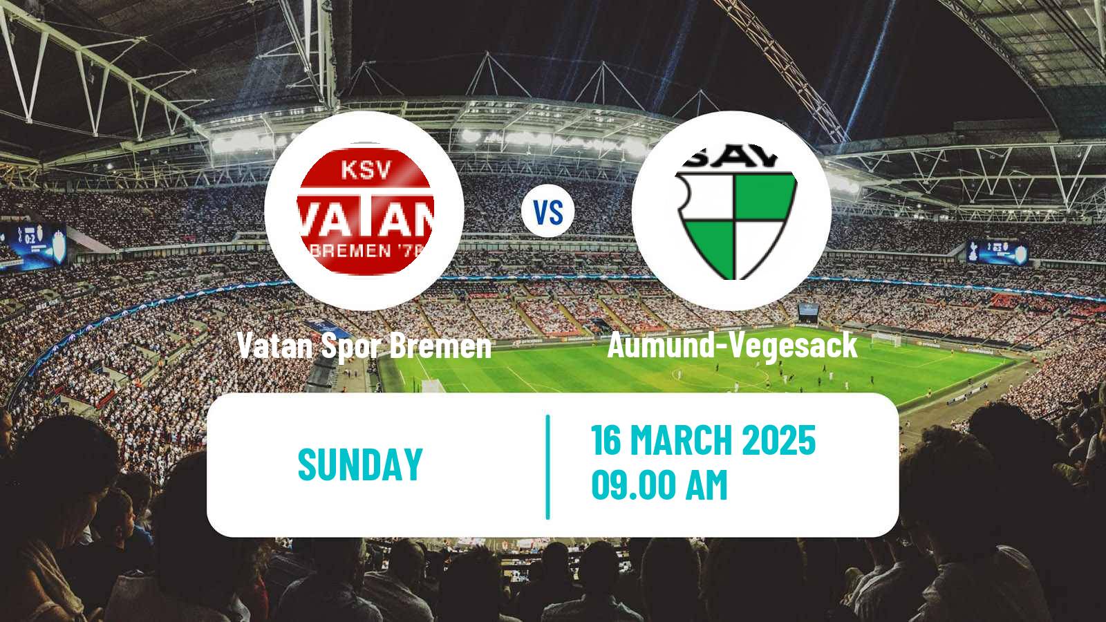 Soccer German Oberliga Bremen Vatan Spor Bremen - Aumund-Vegesack