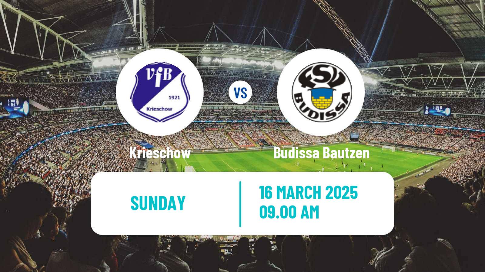 Soccer German Oberliga NOFV- Süd Krieschow - Budissa Bautzen
