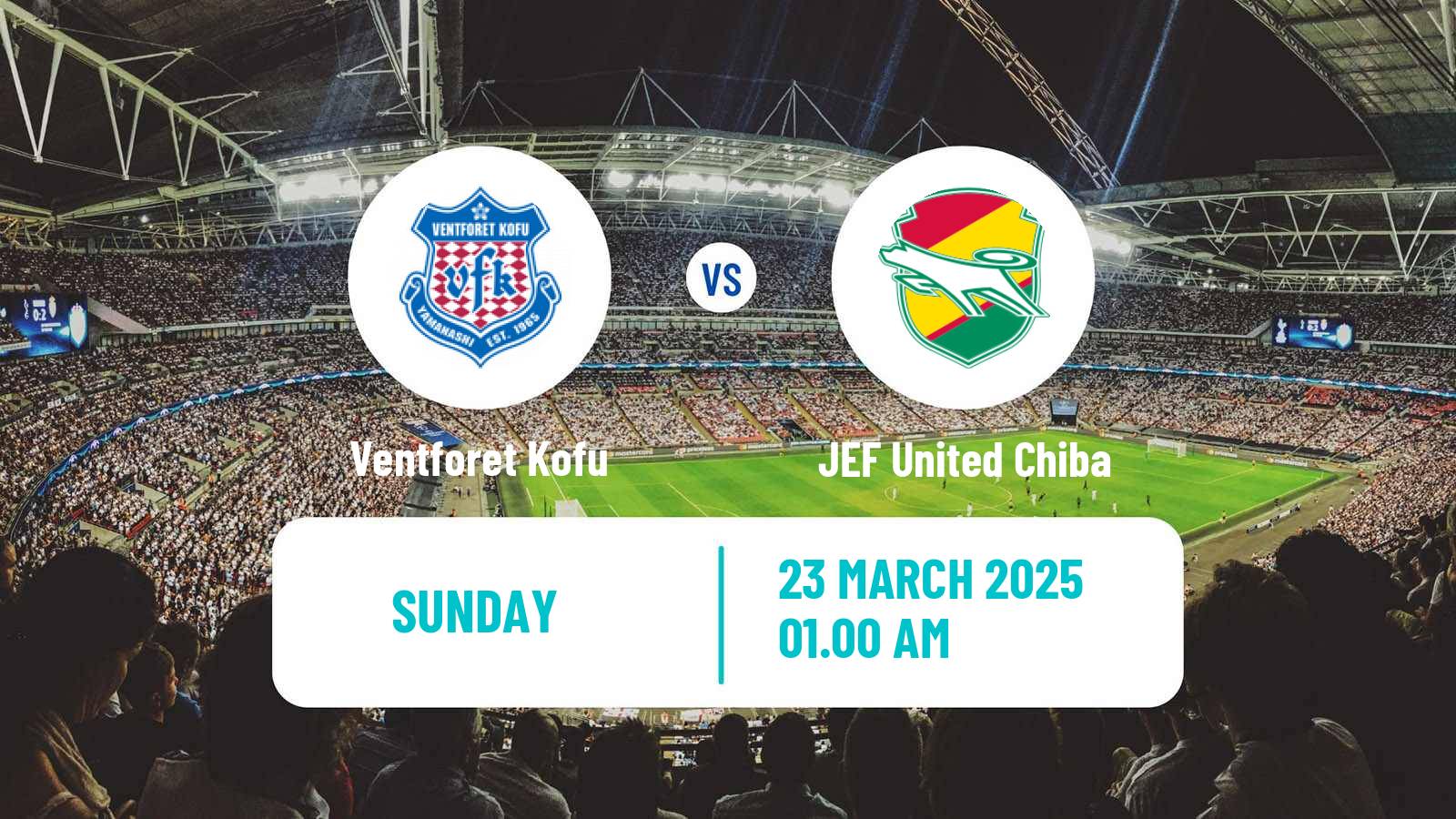 Soccer Japan J2 League Ventforet Kofu - JEF United Chiba