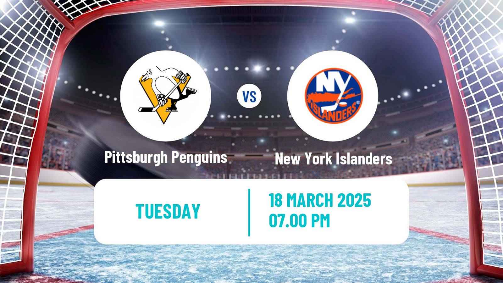 Hockey NHL Pittsburgh Penguins - New York Islanders