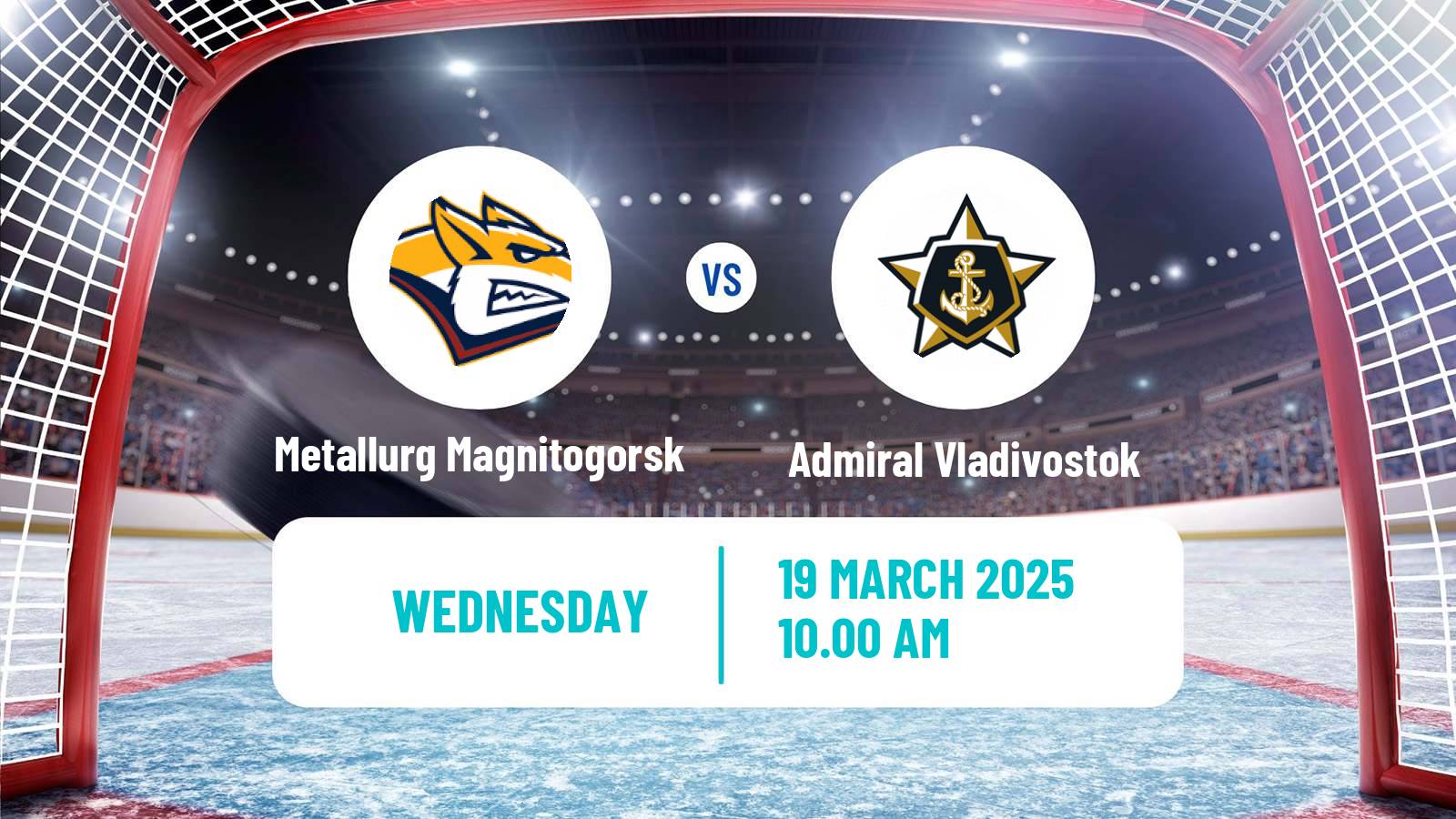 Hockey KHL Metallurg Magnitogorsk - Admiral Vladivostok