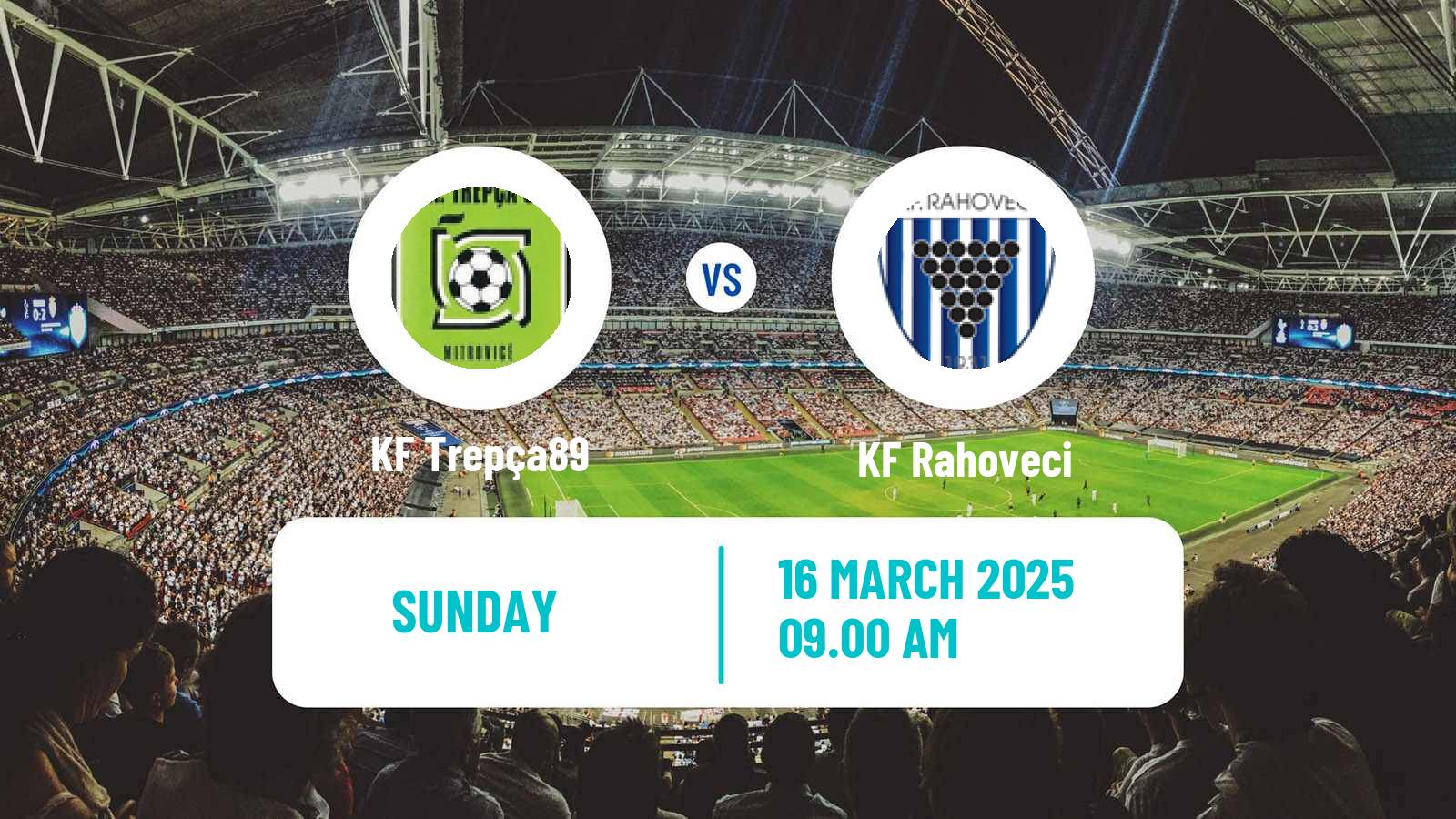 Soccer Kosovo Liga e Pare Trepça89 - Rahoveci