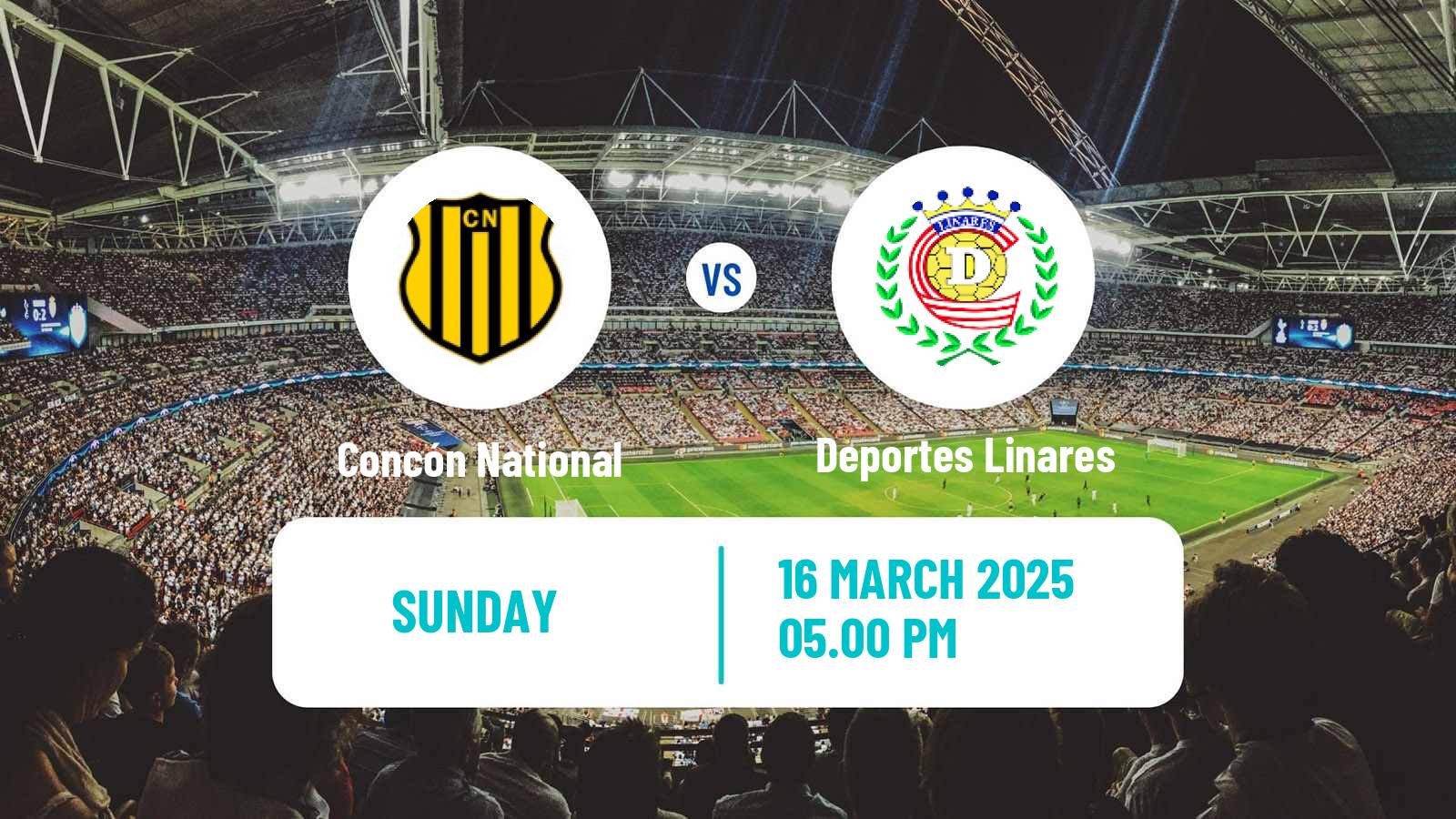 Soccer Chilean Segunda Division Concón National - Deportes Linares