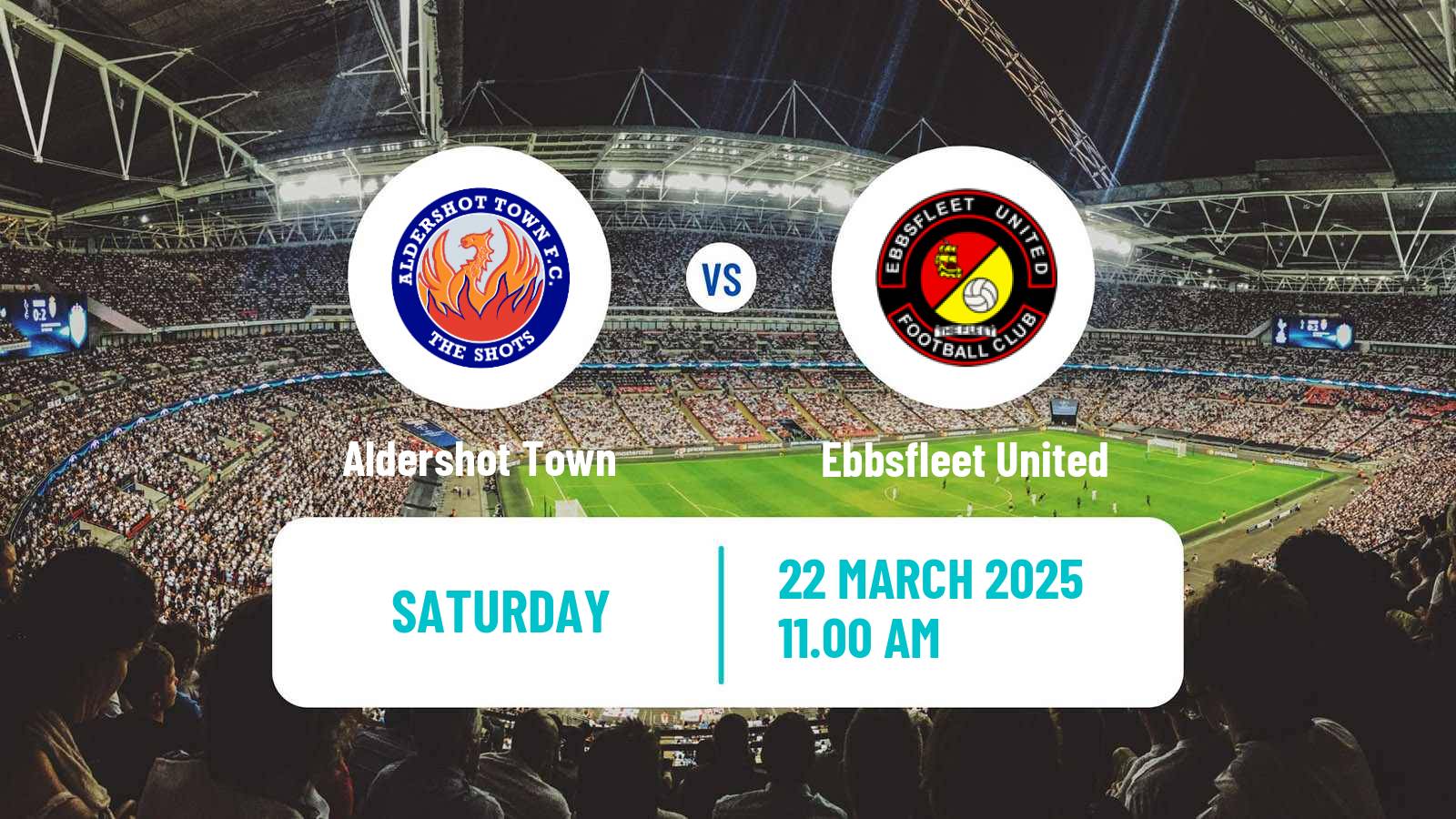 Soccer English National League Aldershot Town - Ebbsfleet United