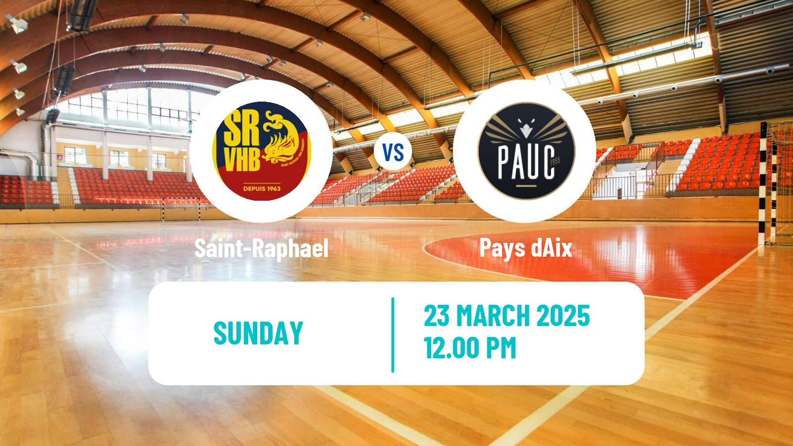 Handball French Starligue Handball Saint-Raphael - Pays dAix