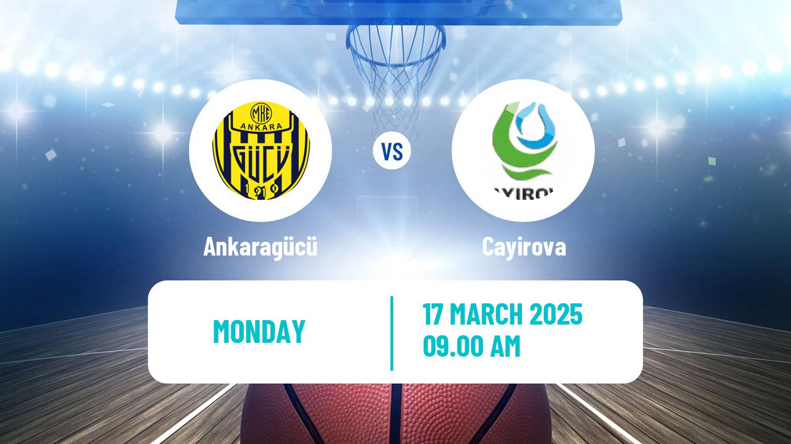 Basketball Turkish TBL Ankaragücü - Cayirova
