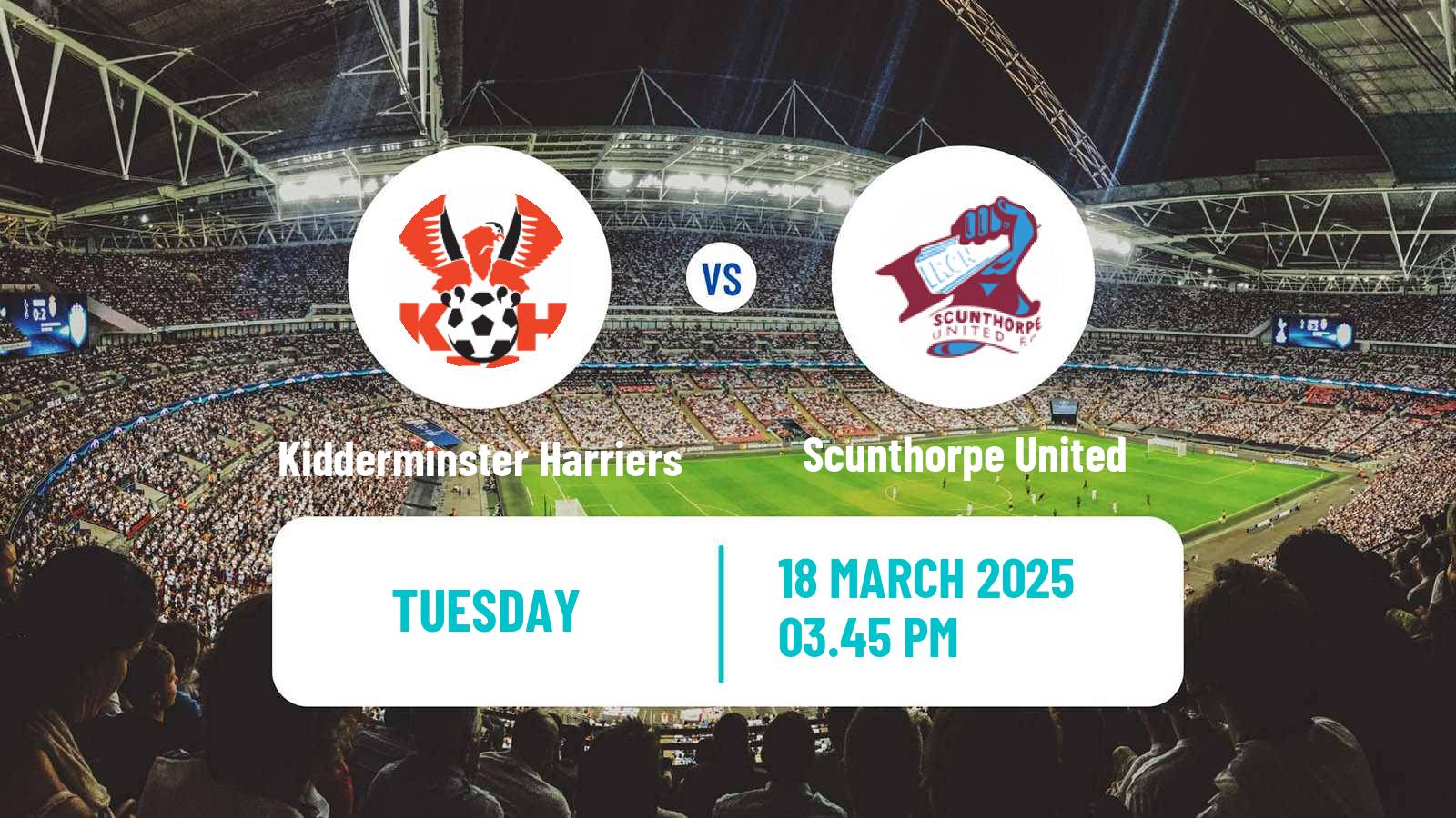 Soccer English National League North Kidderminster Harriers - Scunthorpe United