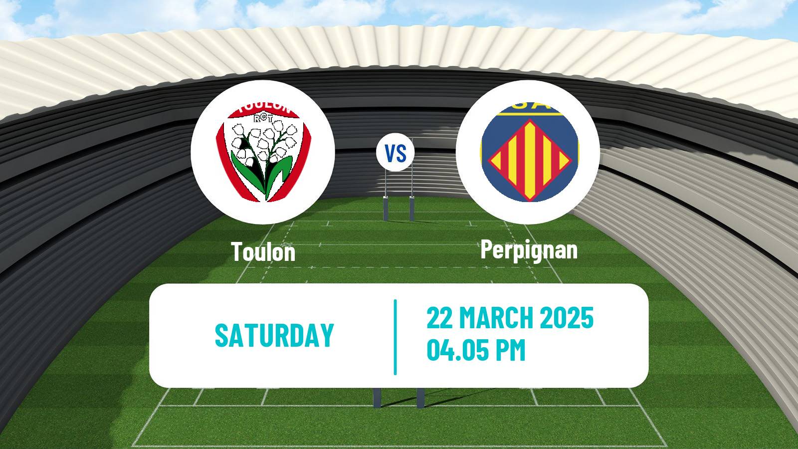 Rugby union French Top 14 Toulon - Perpignan