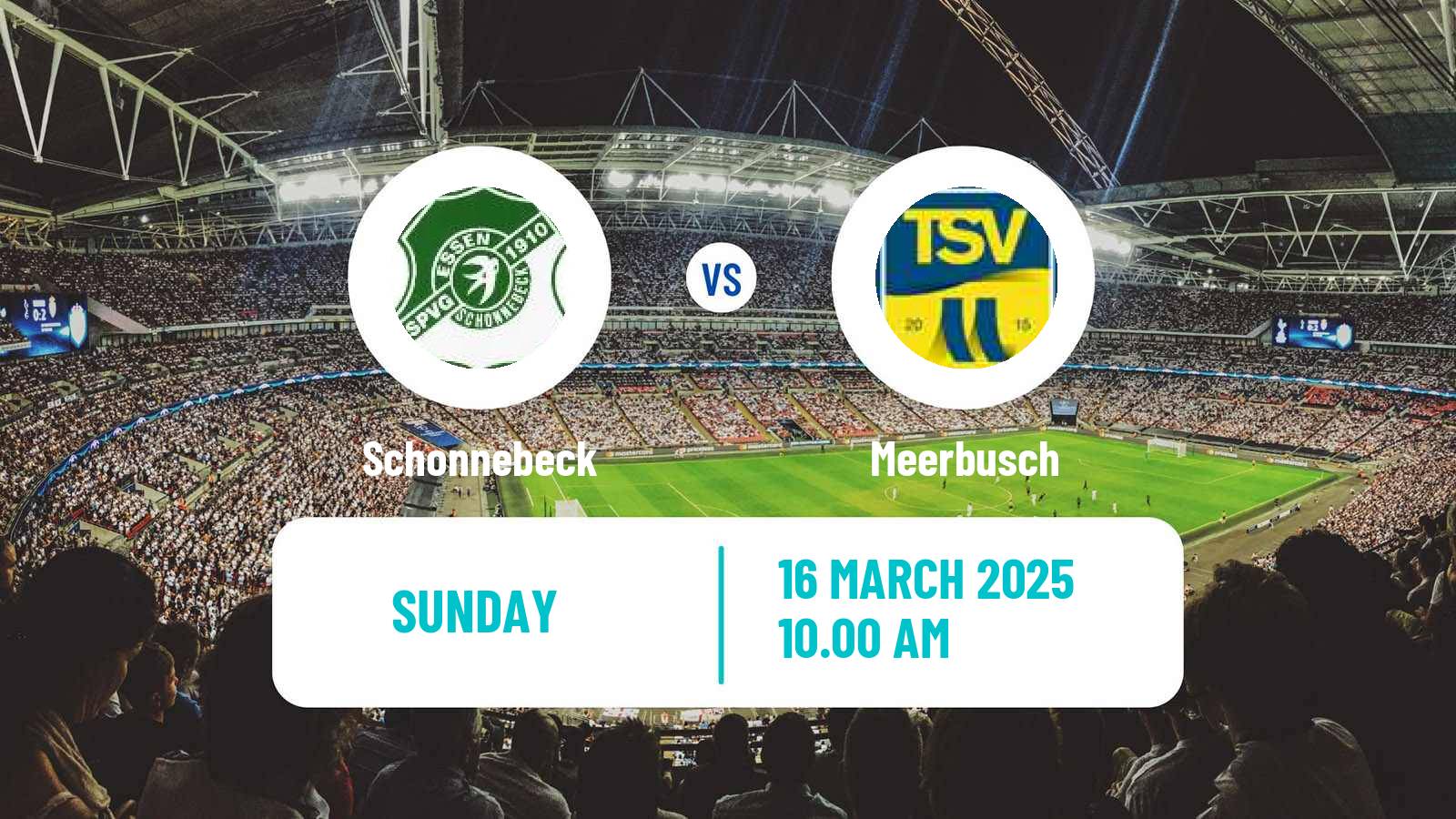 Soccer German Oberliga Niederrhein Schonnebeck - Meerbusch