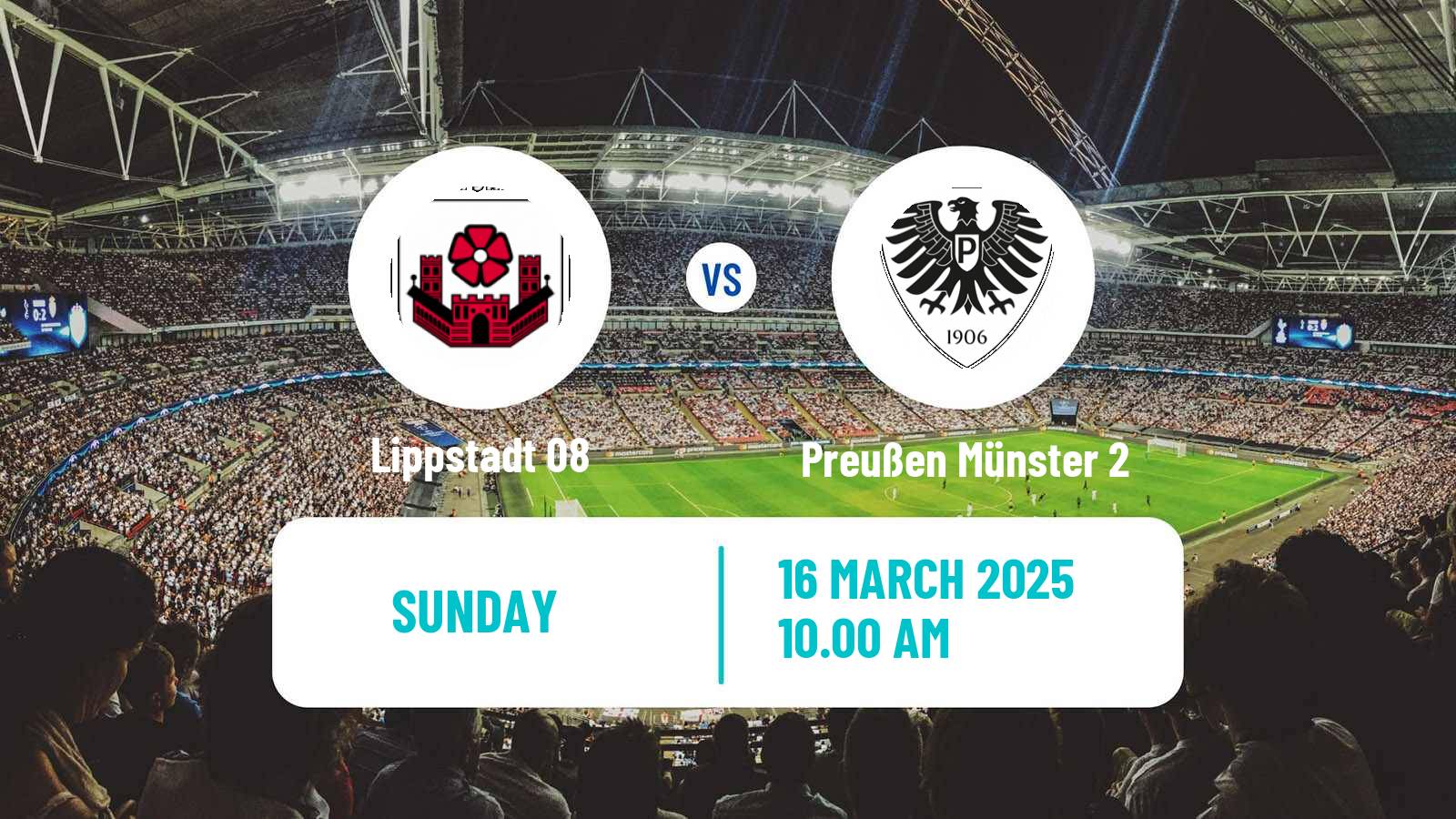 Soccer German Oberliga Westfalen Lippstadt 08 - Preußen Münster 2