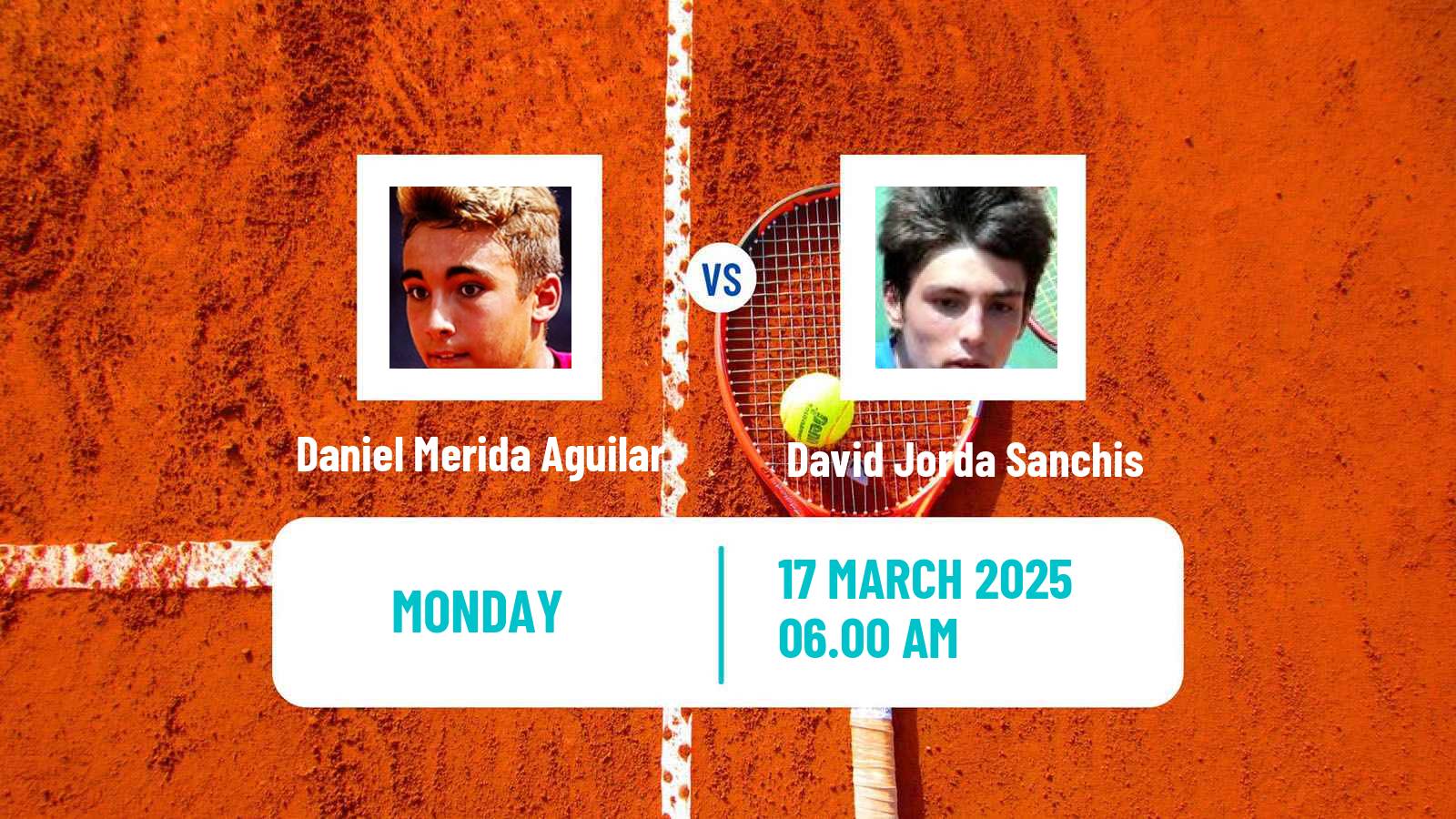 Tennis Murcia Challenger Men Daniel Merida Aguilar - David Jorda Sanchis