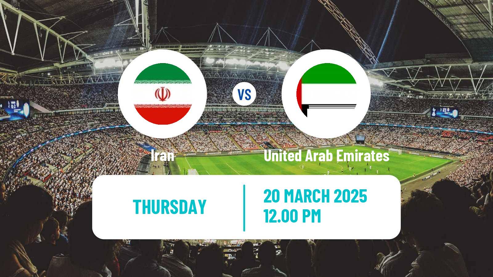 Soccer FIFA World Cup Iran - United Arab Emirates