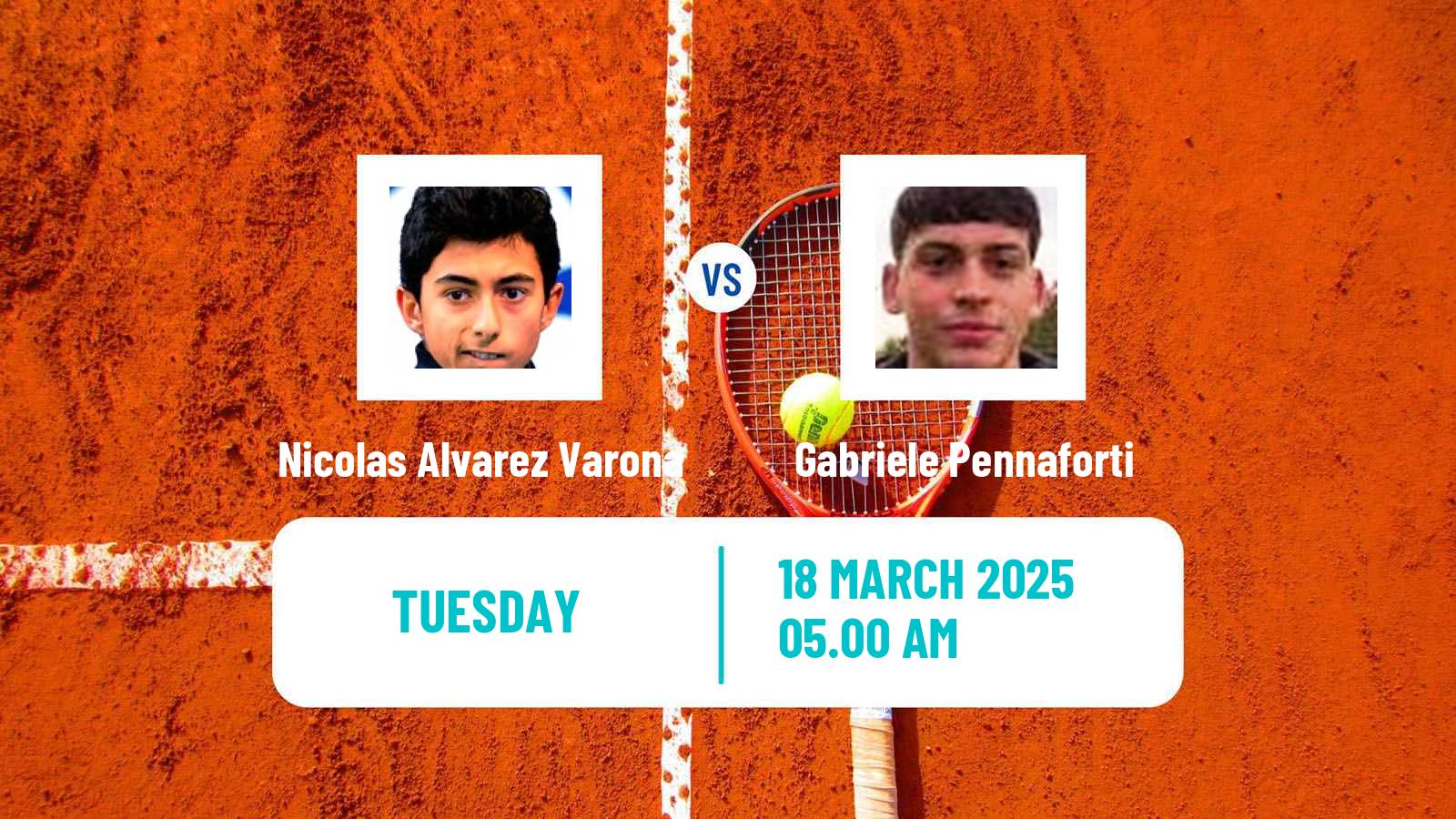 Tennis Murcia Challenger Men Nicolas Alvarez Varona - Gabriele Pennaforti