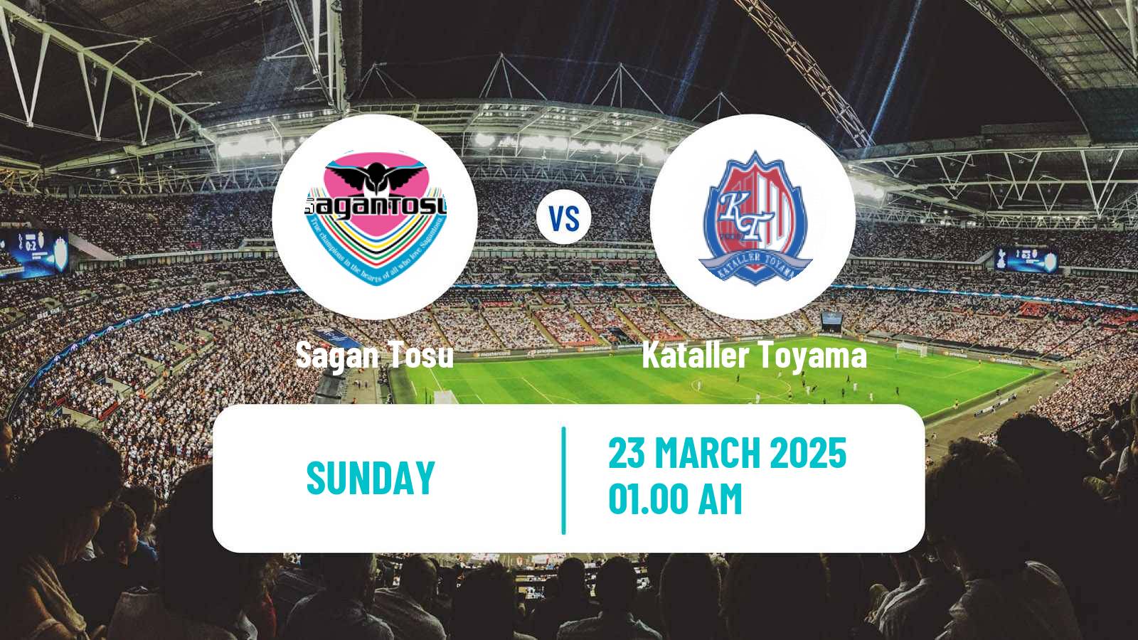 Soccer Japan J2 League Sagan Tosu - Kataller Toyama