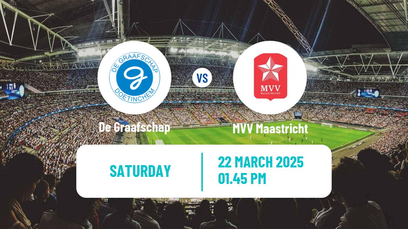 Soccer Dutch Eerste Divisie De Graafschap - MVV Maastricht
