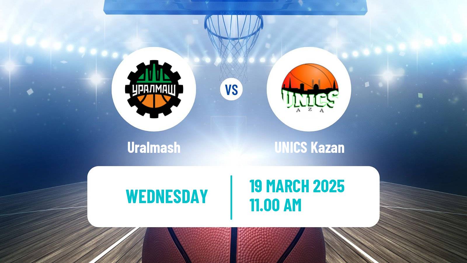 Basketball VTB United League Uralmash - UNICS