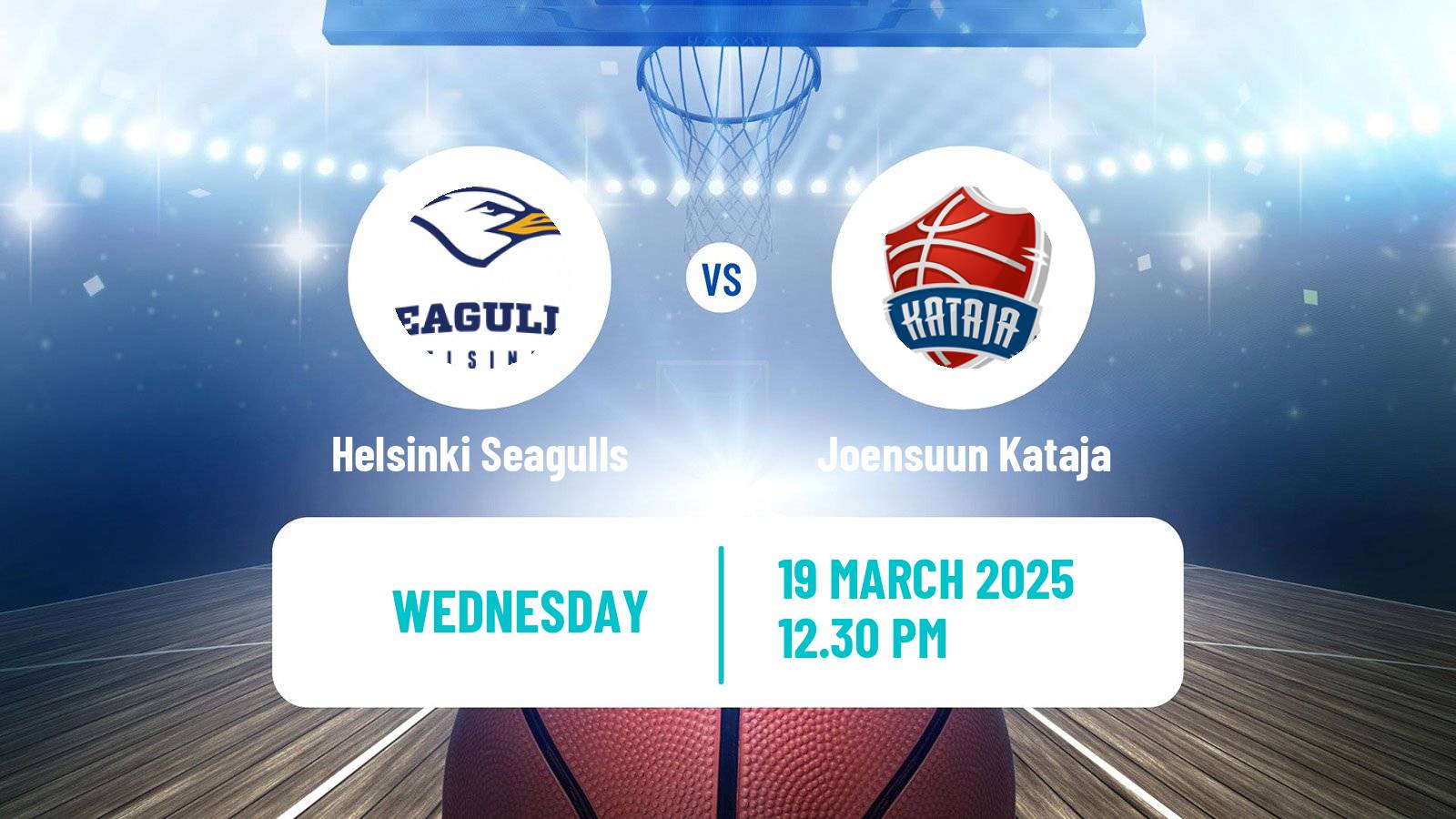 Basketball Finnish Korisliiga Helsinki Seagulls - Joensuun Kataja