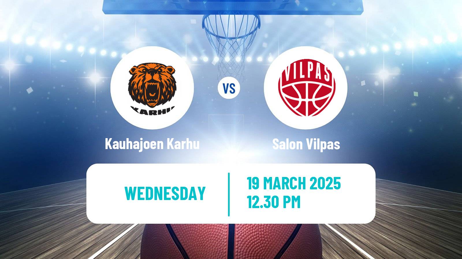 Basketball Finnish Korisliiga Kauhajoen Karhu - Salon Vilpas