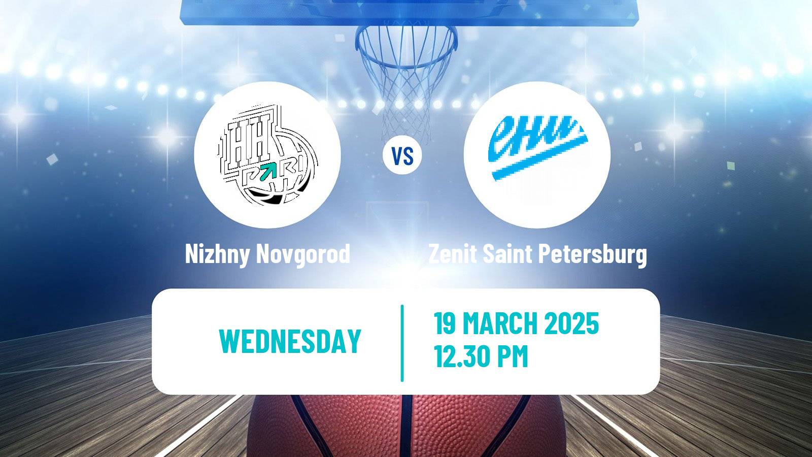 Basketball VTB United League Nizhny Novgorod - Zenit Saint Petersburg