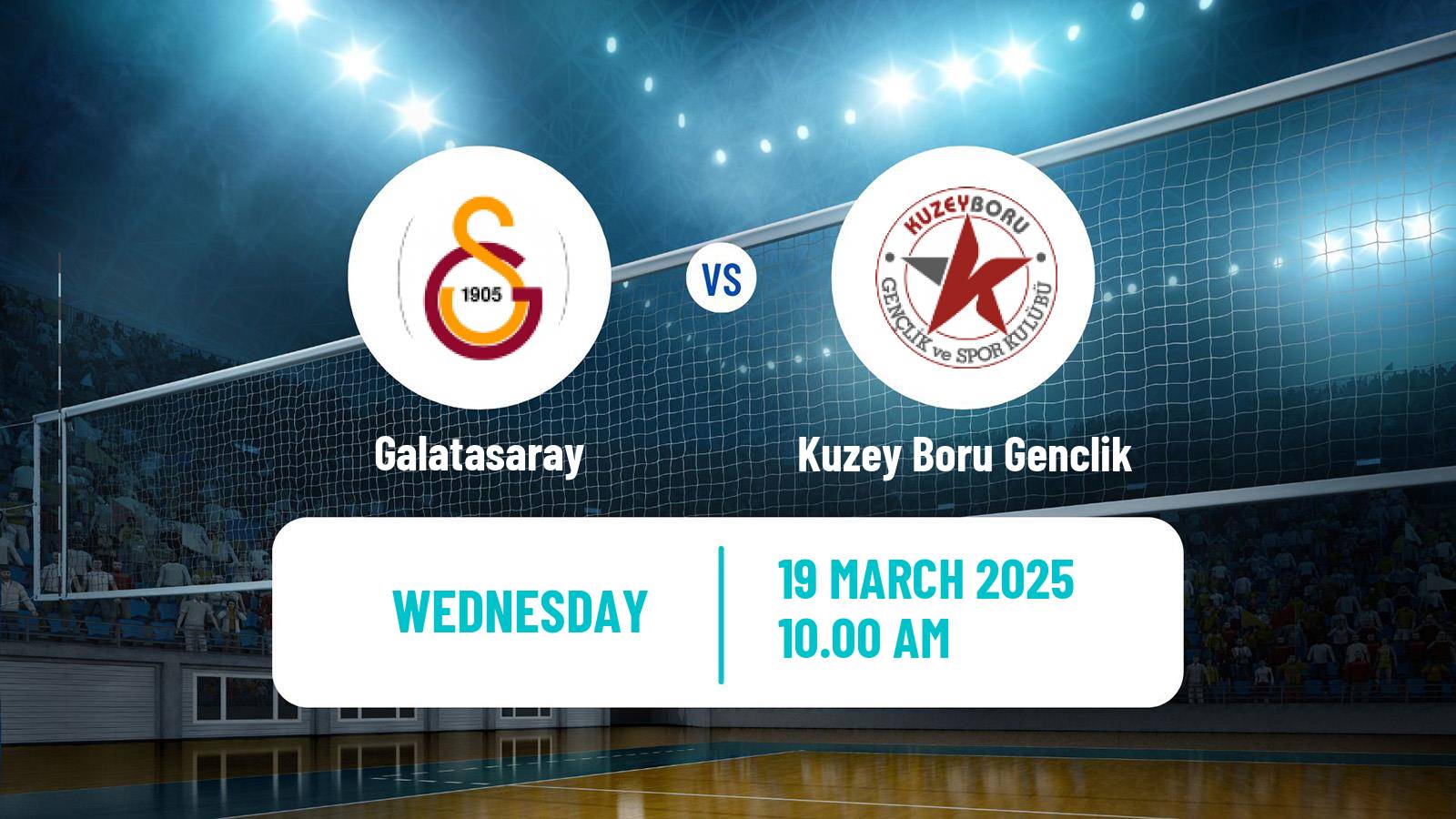 Volleyball Turkish Sultanlar Ligi Volleyball Women Galatasaray - Kuzey Boru Genclik