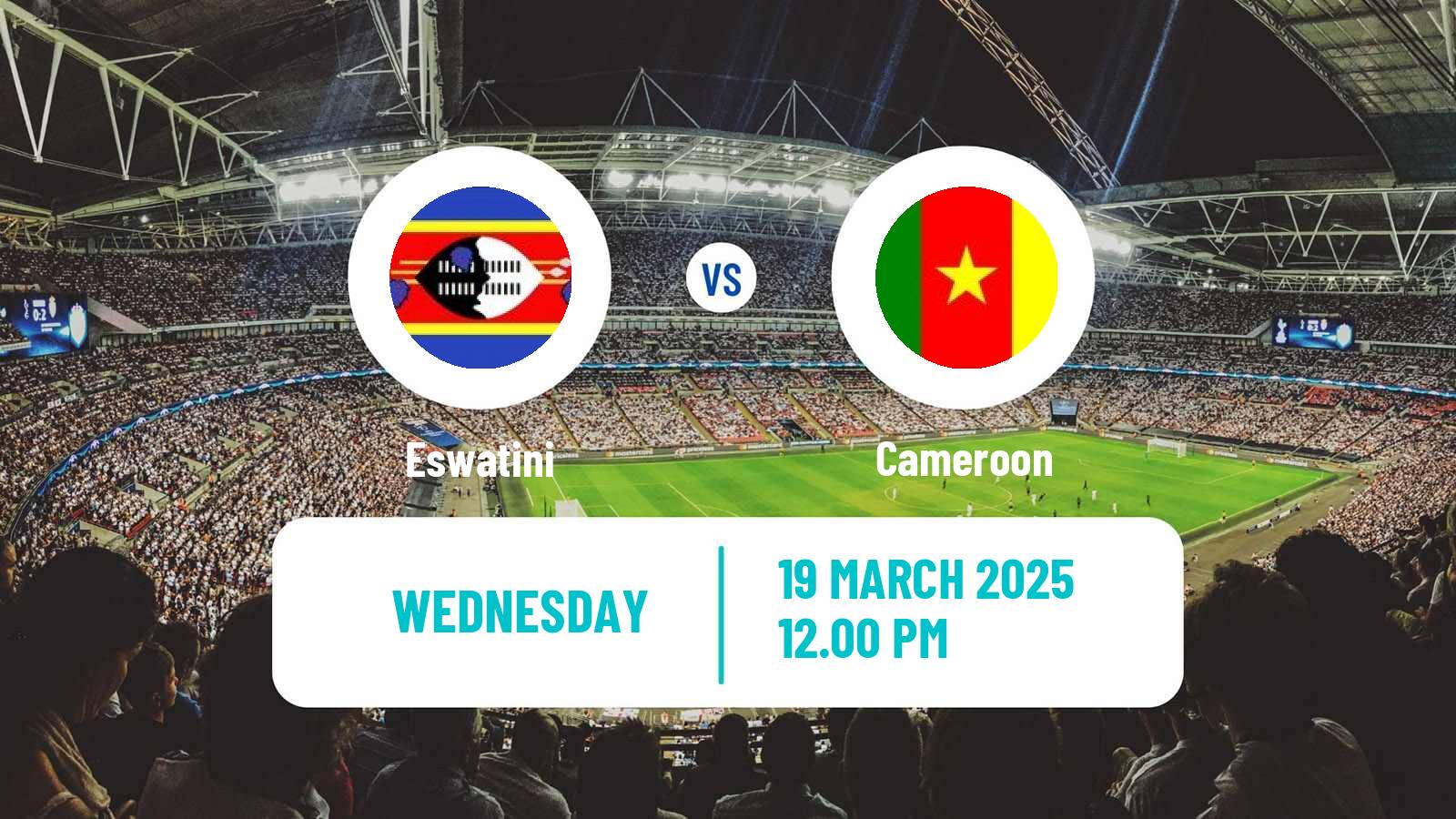 Soccer FIFA World Cup Eswatini - Cameroon