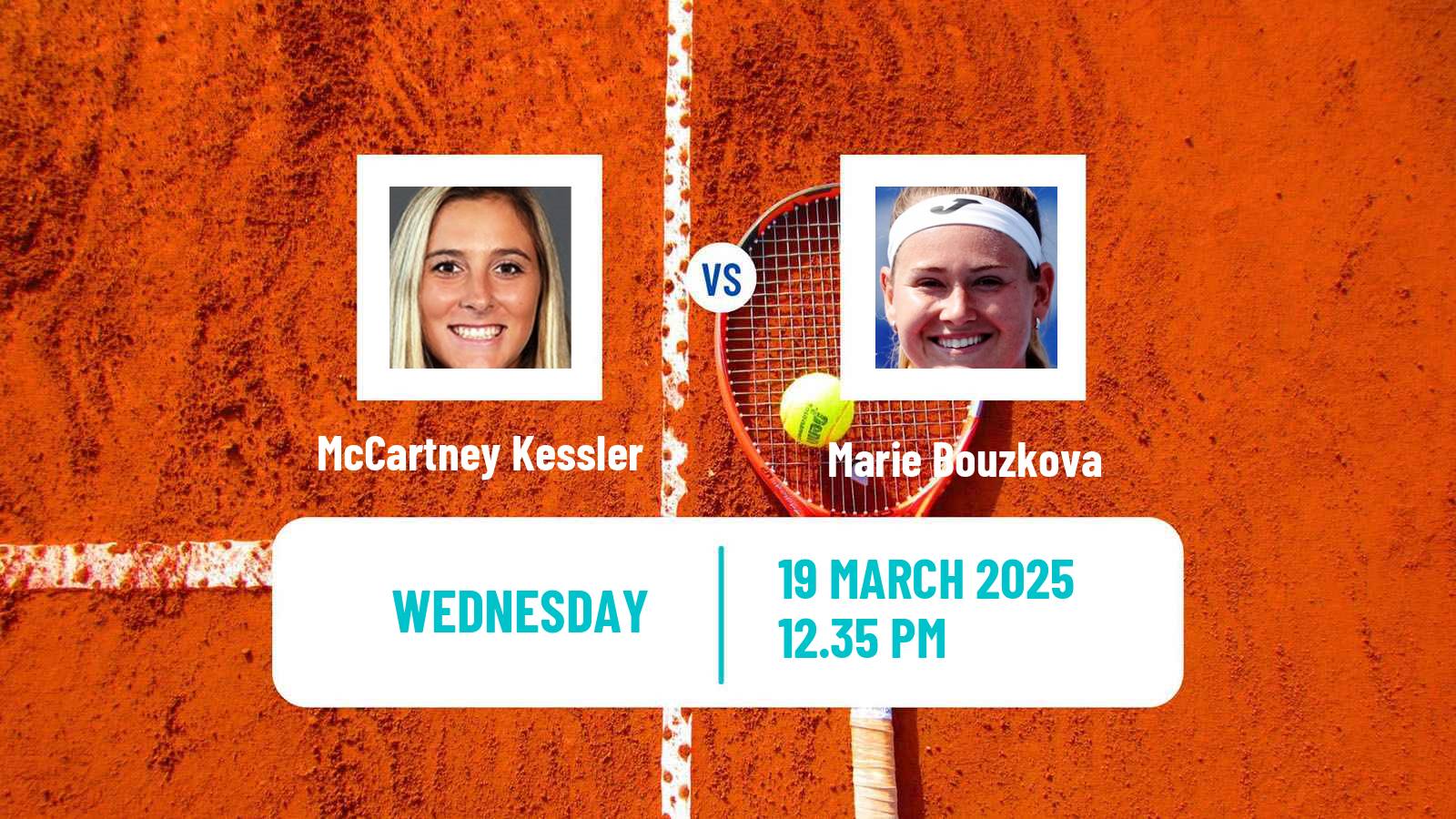 Tennis WTA Miami McCartney Kessler - Marie Bouzkova