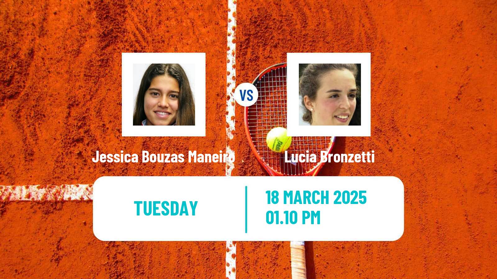 Tennis WTA Miami Jessica Bouzas Maneiro - Lucia Bronzetti