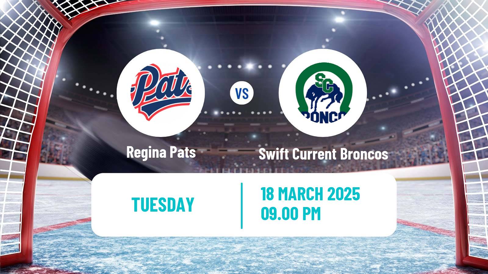 Hockey WHL Regina Pats - Swift Current Broncos