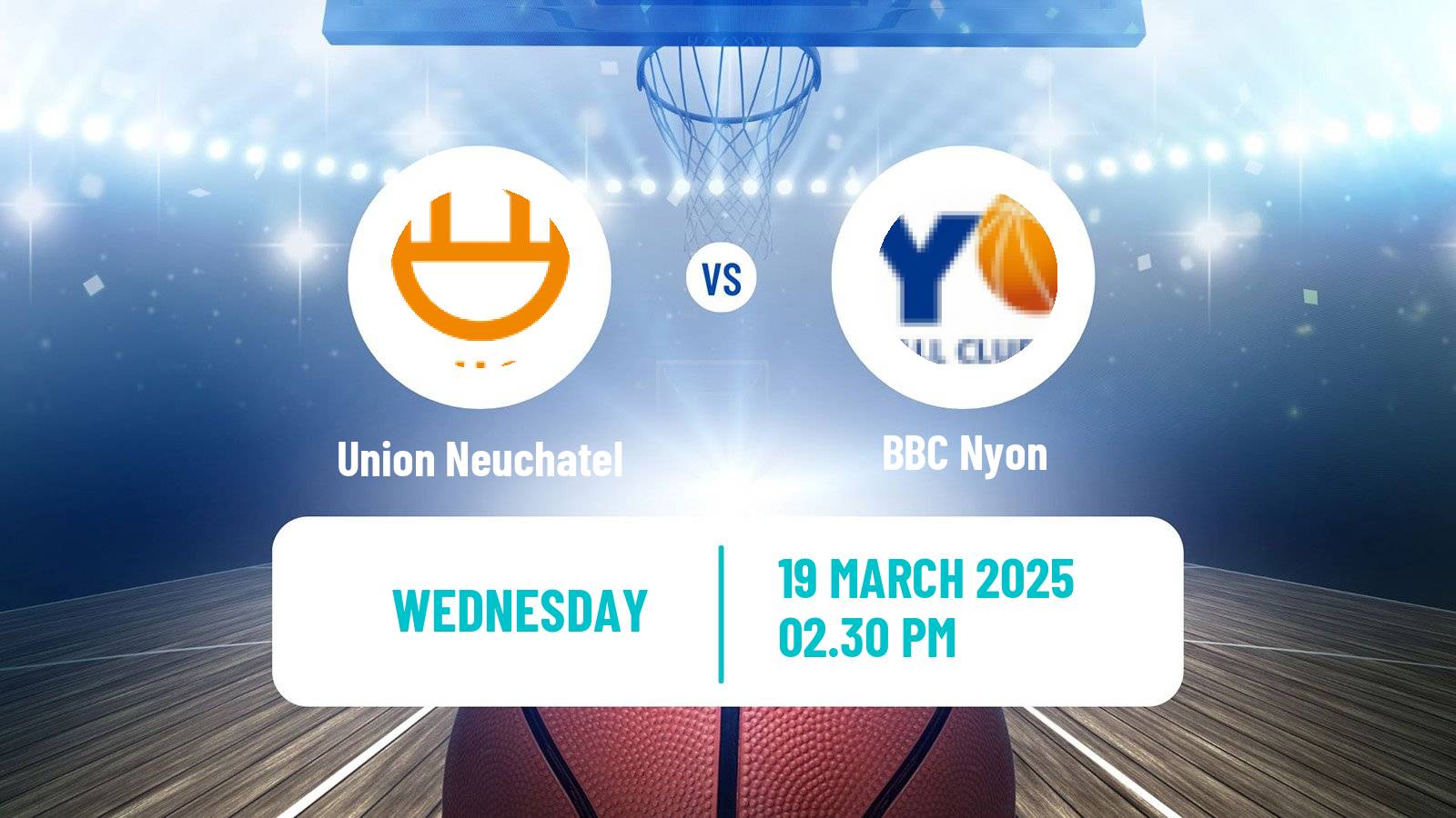 Basketball Swiss SB League Basketball Union Neuchatel - BBC Nyon