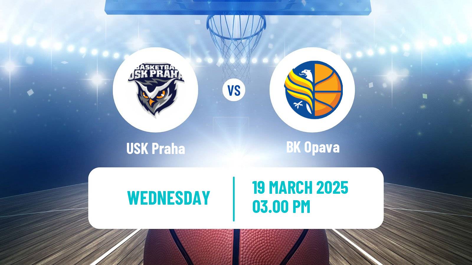 Basketball Czech NBL USK Praha - Opava