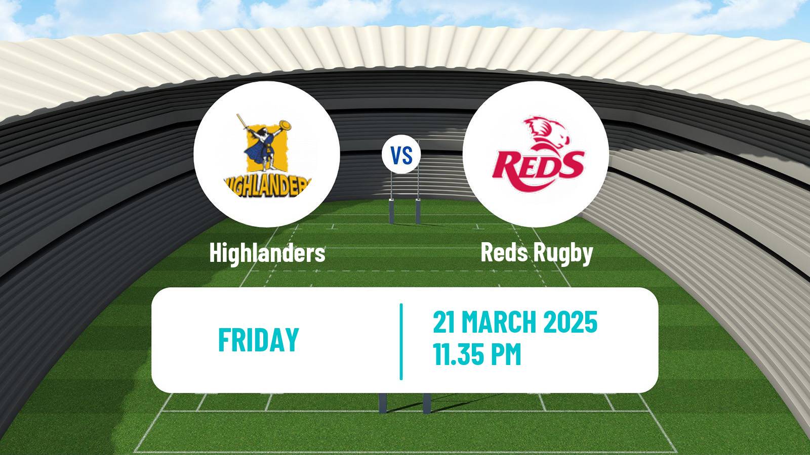 Rugby union Super Rugby Highlanders - Reds