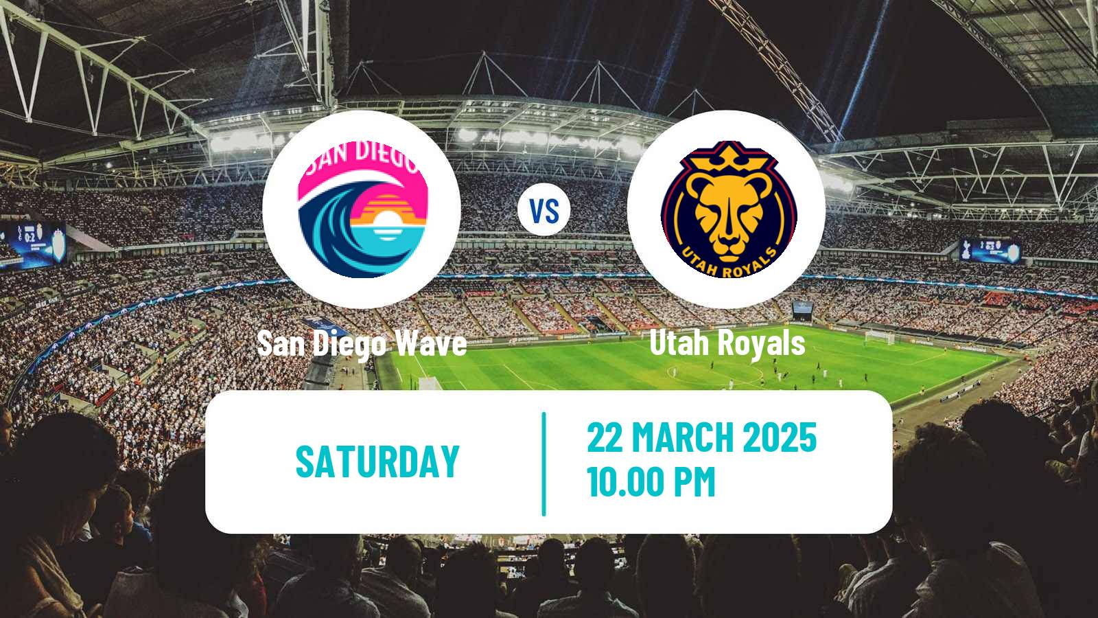 Soccer NWSL San Diego Wave - Utah Royals