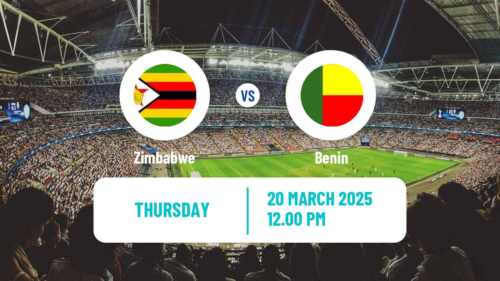 Soccer FIFA World Cup Zimbabwe - Benin